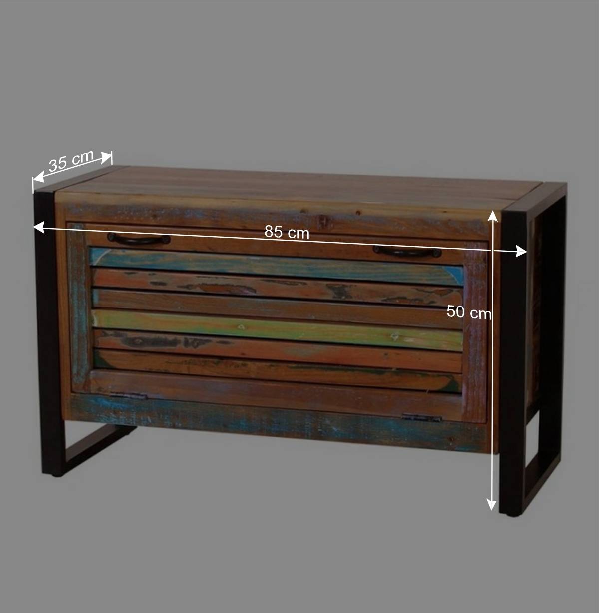 Shabby Garderoben Paneele & Bank - Vosbadus (dreiteilig)