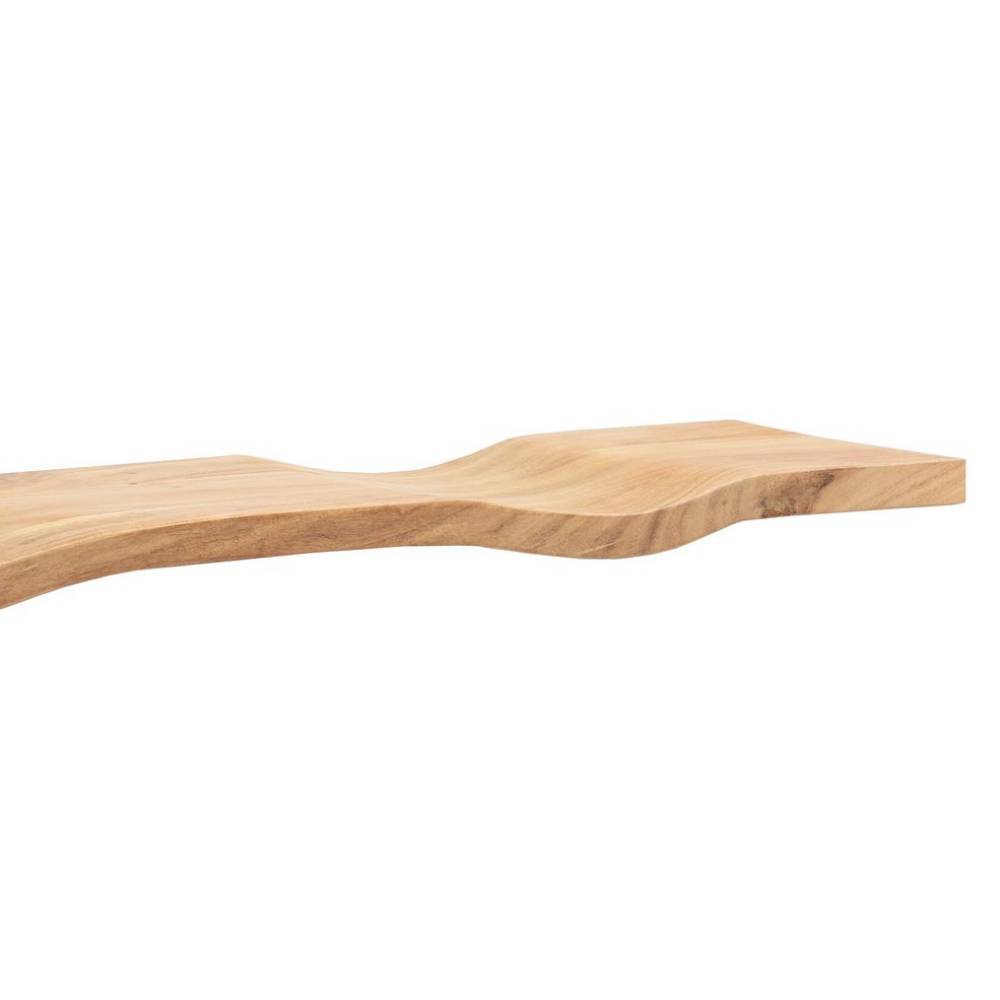 Welliges Wandboard aus Akazie Massivholz - Pitty
