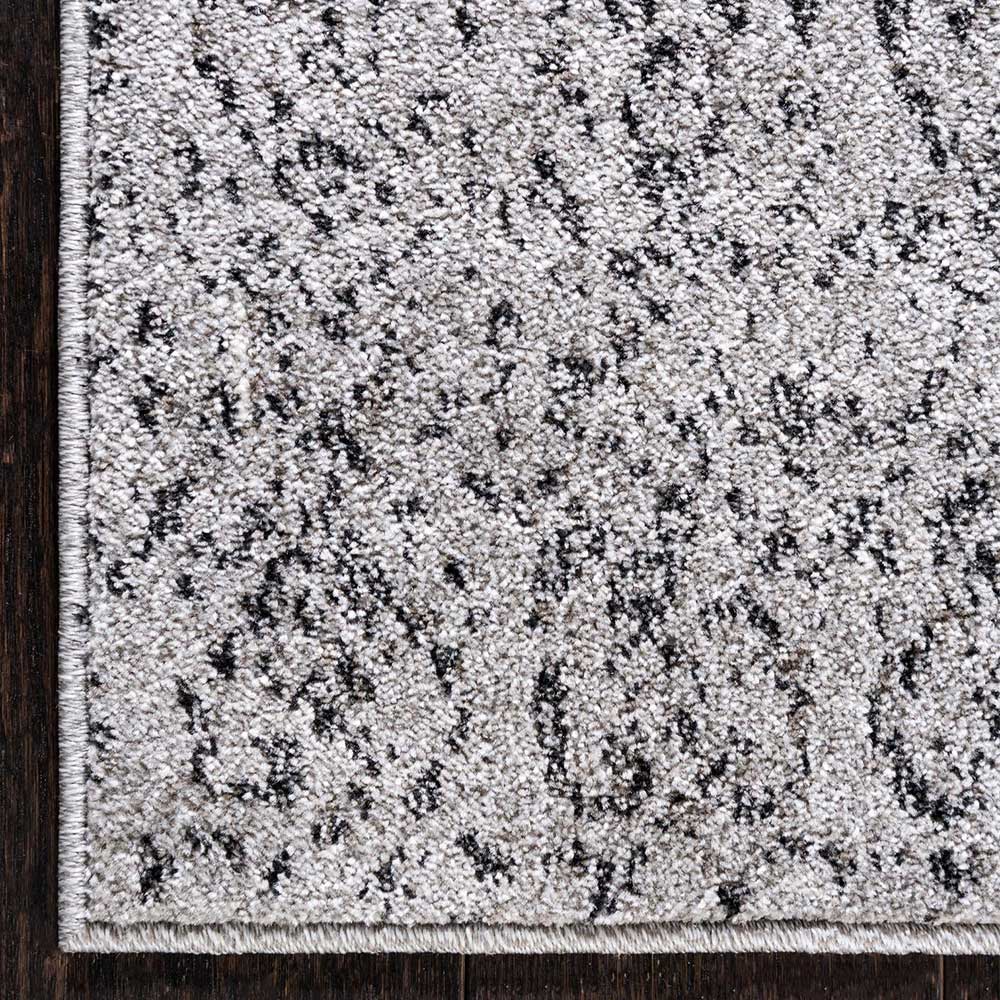 Moderner Designteppich in Grau und Cremeweiß - Rino