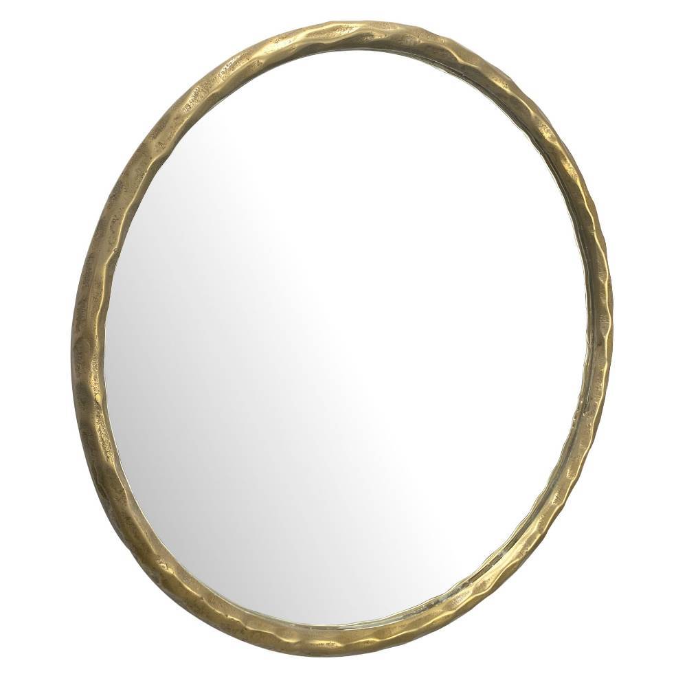 Wandspiegel aus Metall in Gold - Brixx