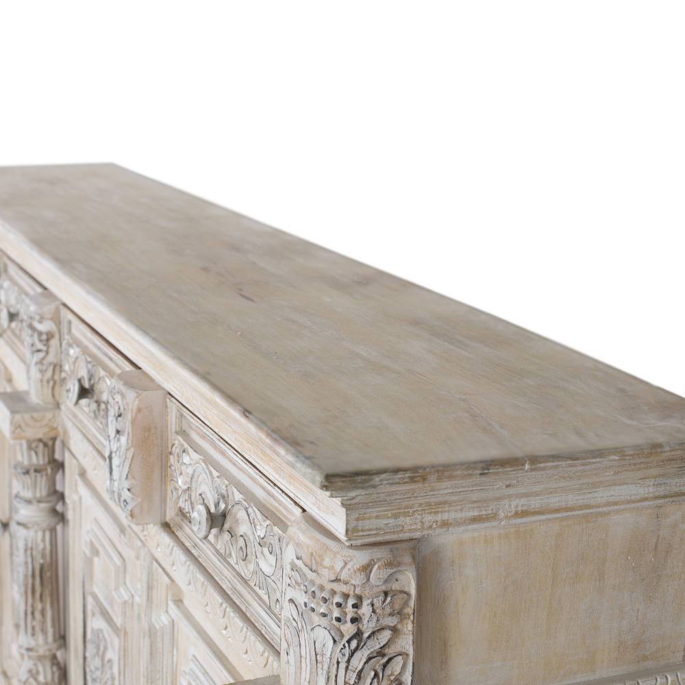 Vintage Design Sideboard in Holz White Wash - Cionga