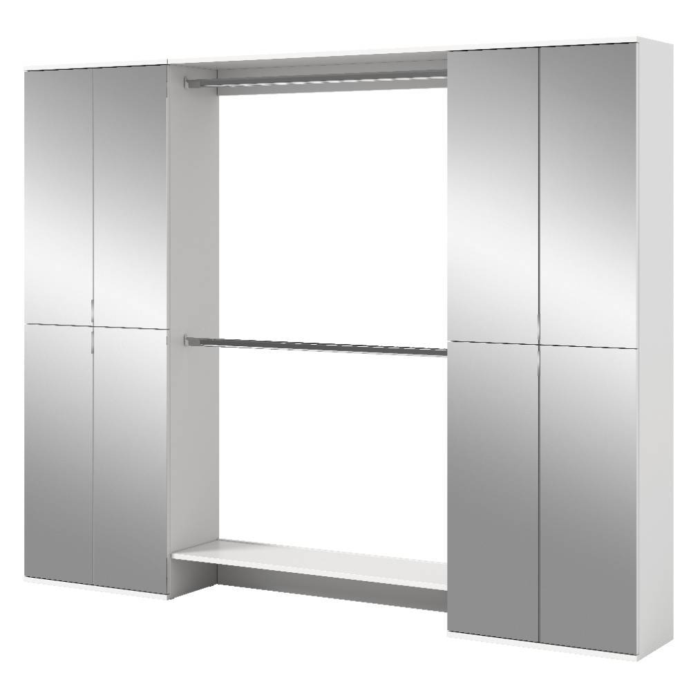 232 cm breite Garderobenkombi Möbelset - Ejulia (dreiteilig)