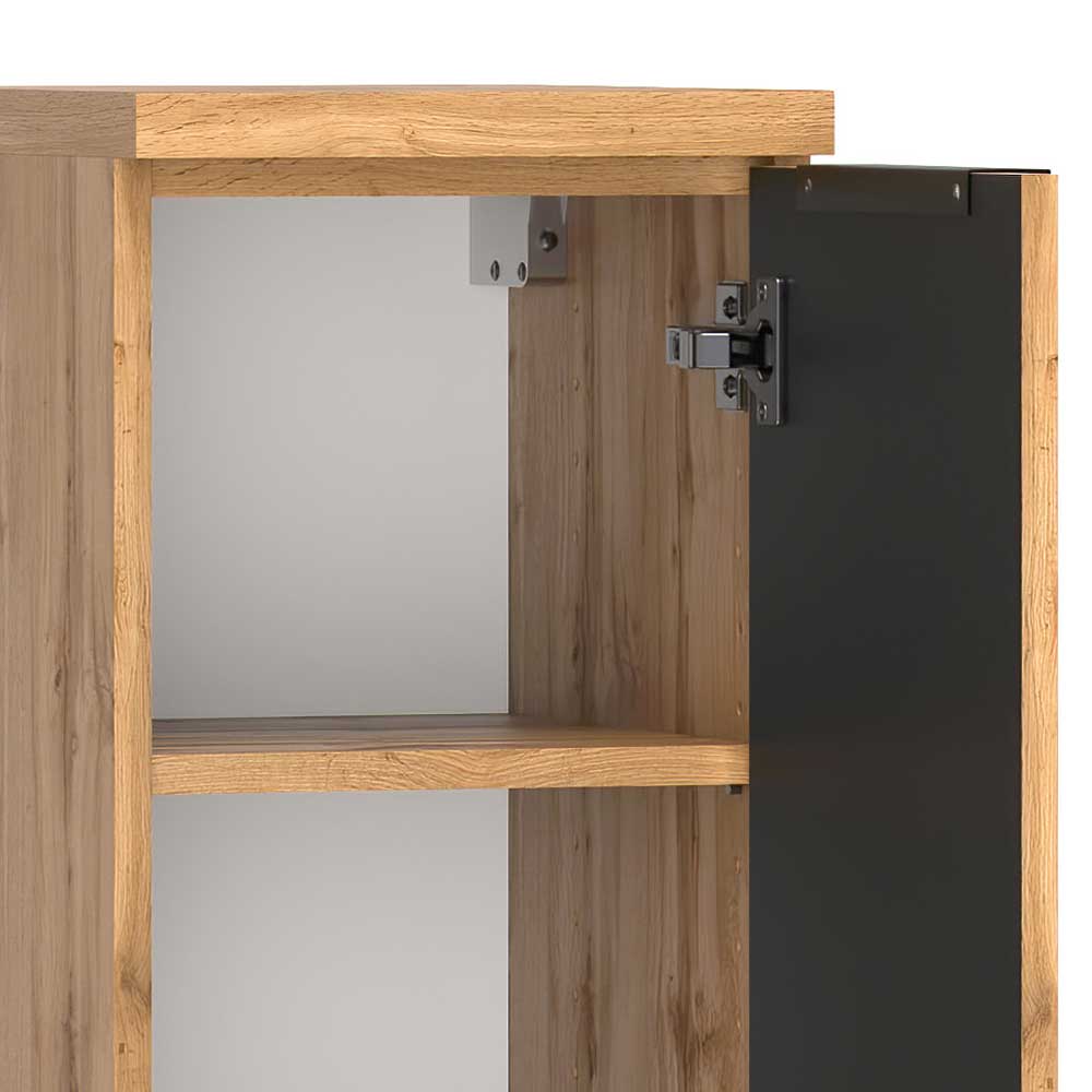 1-türiger Midi-Schrank fürs Badezimmer - Crystoga
