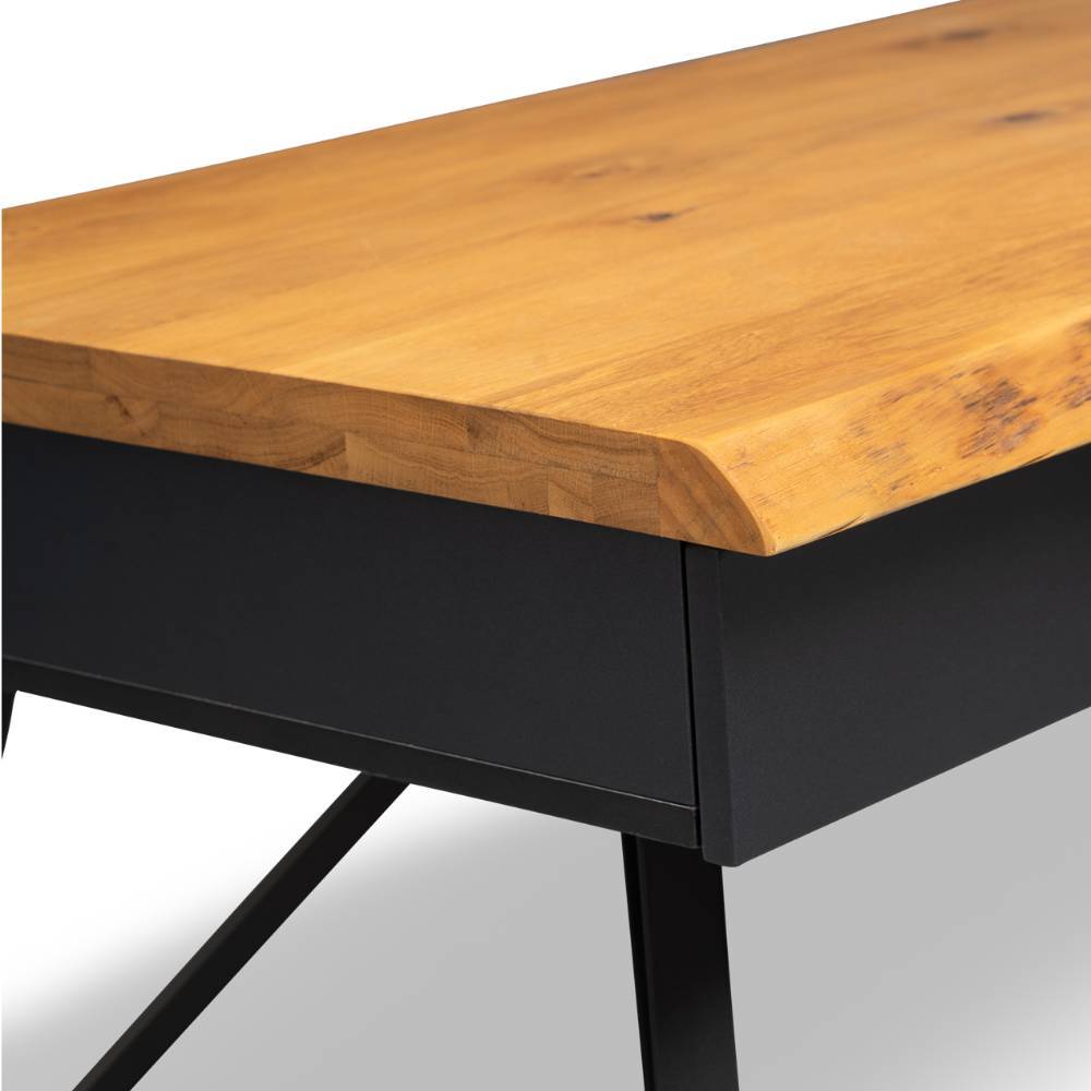 Couchtisch aus Wildeiche Massivholz - Fiolpedo