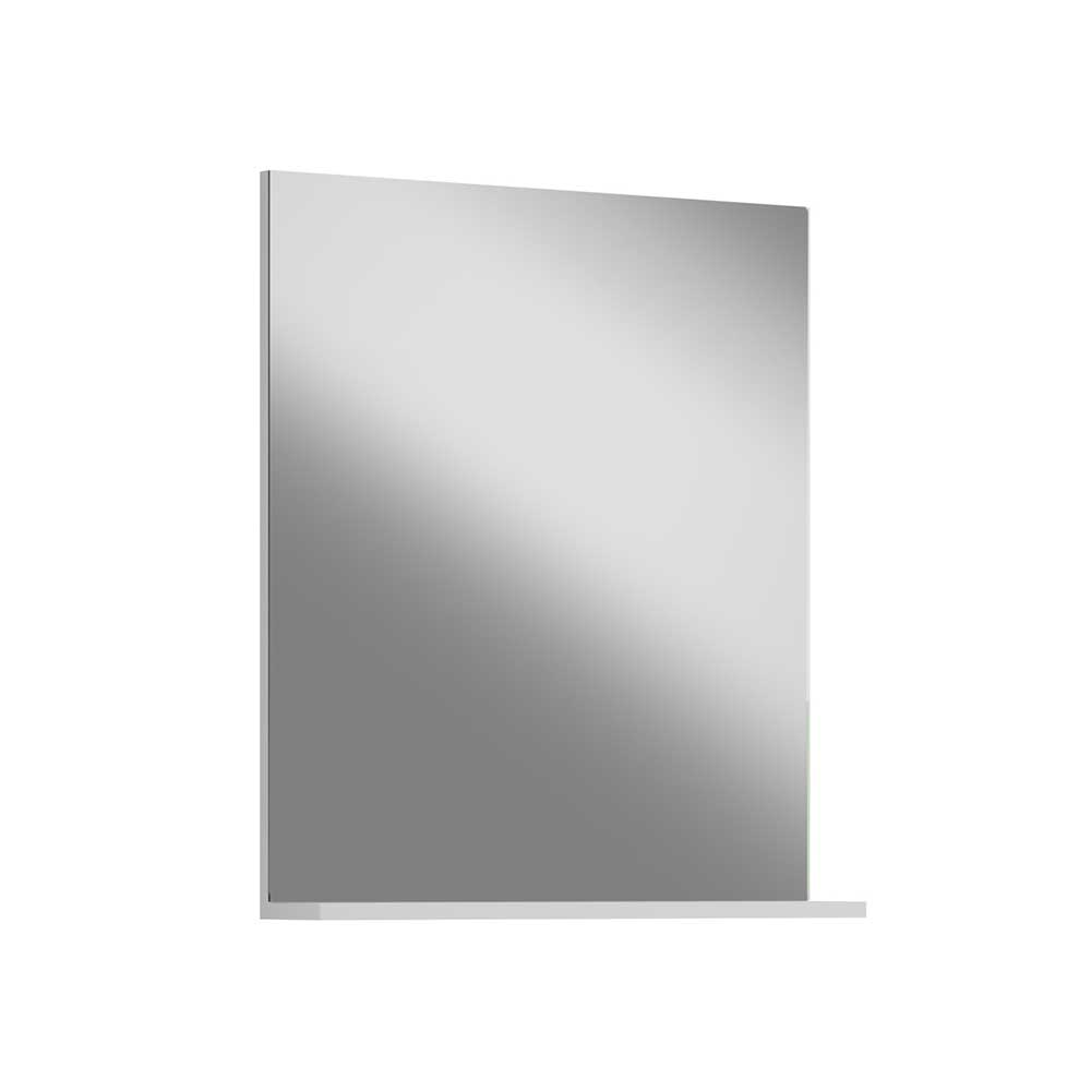 Badezimmerspiegel in Weiß mit praktischer Ablage - Juleen