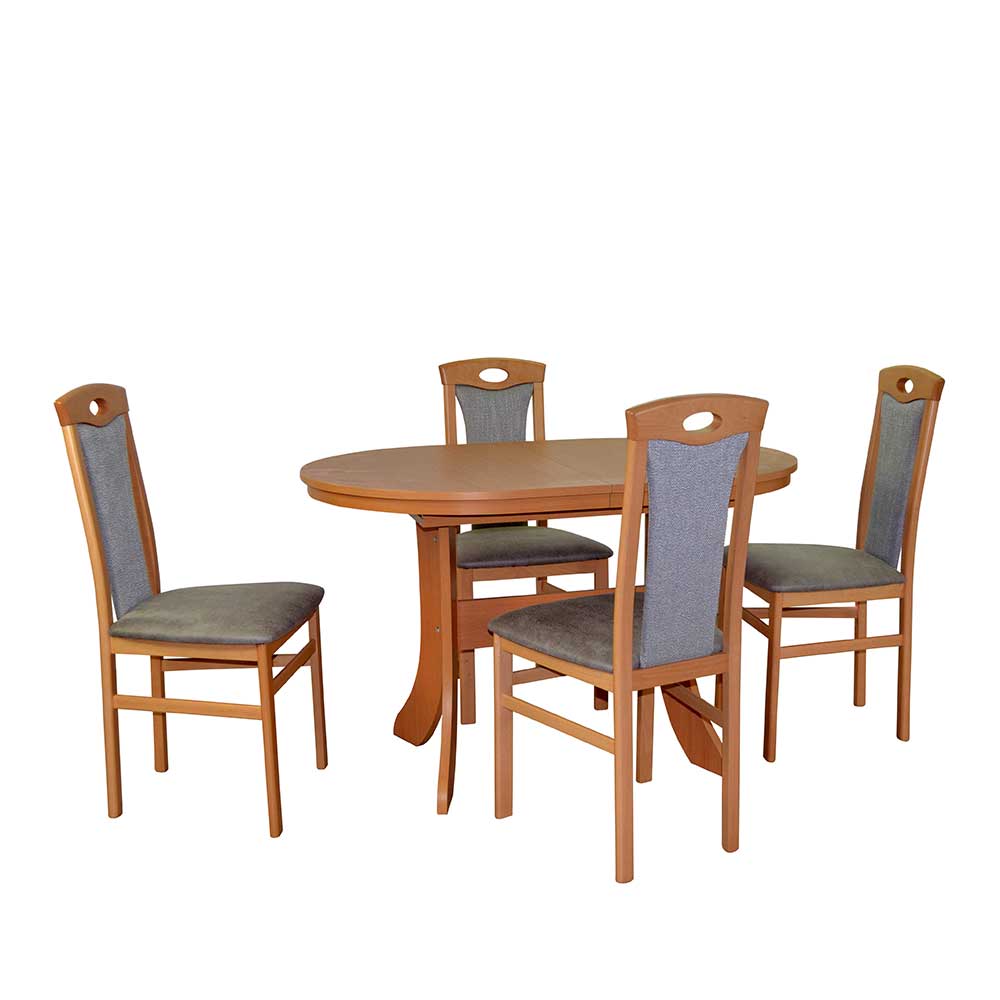 Esszimmer Tischgruppe in Buche - Vulcanello (fünfteilig)