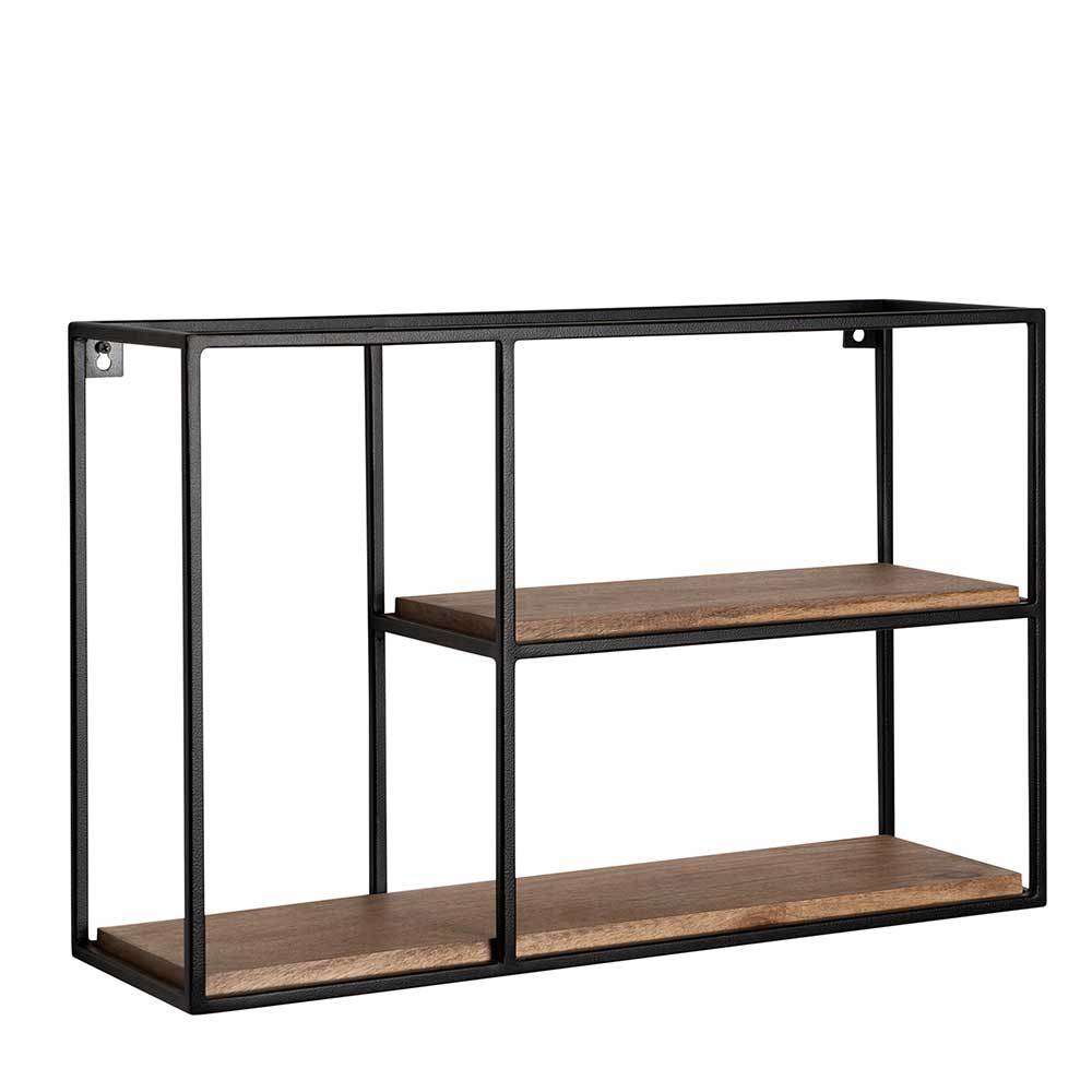 Industrial Style Hängeregal aus Metall - Coralli