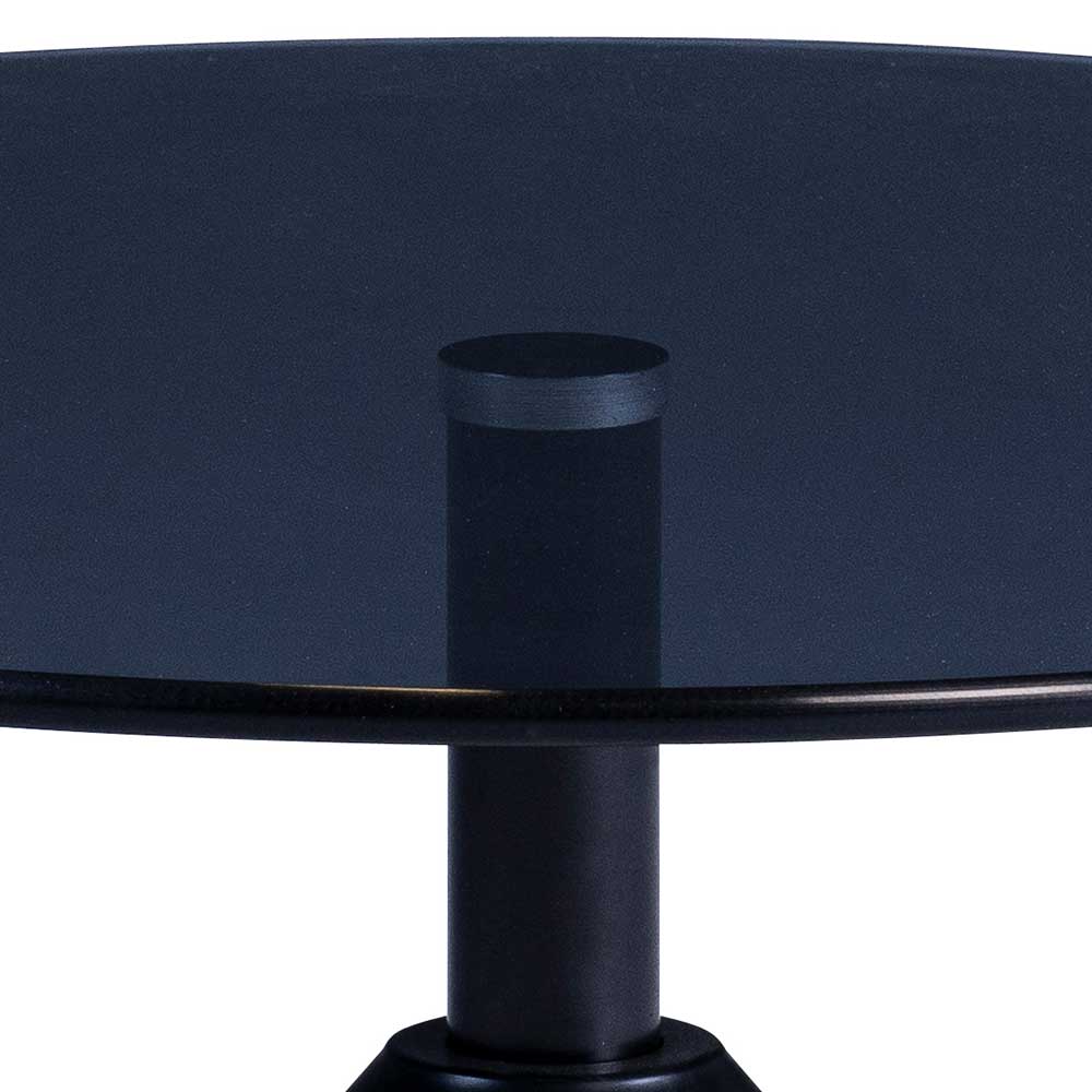 Säulentisch Couchtisch mit runder Tischplatte - Guantama
