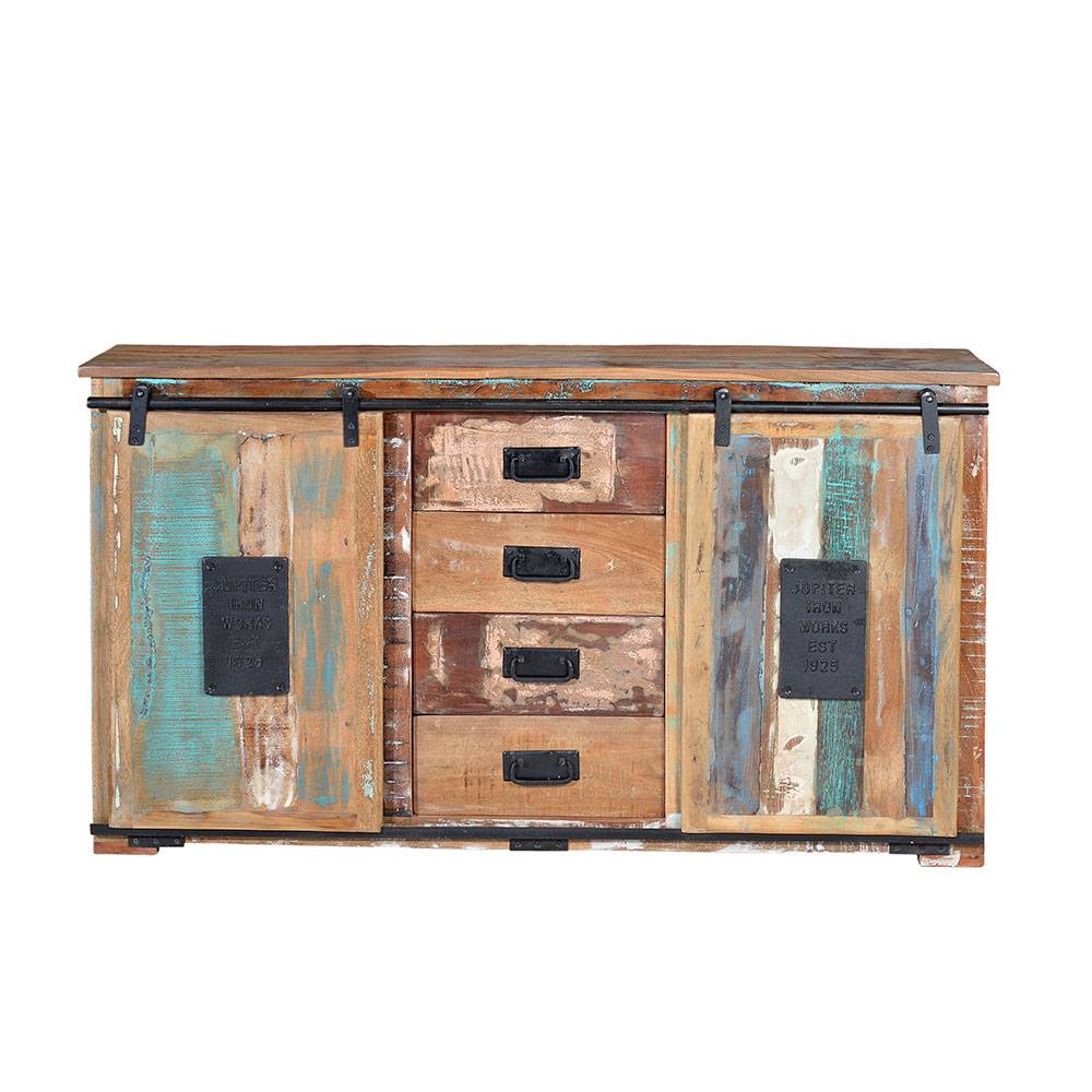 Shabby Chic Kombi-Kommode 150 cm breit - Jevilia
