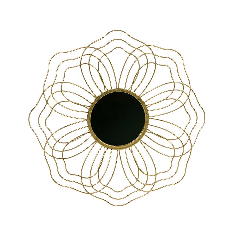 50x50 Vintage Spiegel im Blumen Design - Bailon (4er Set)