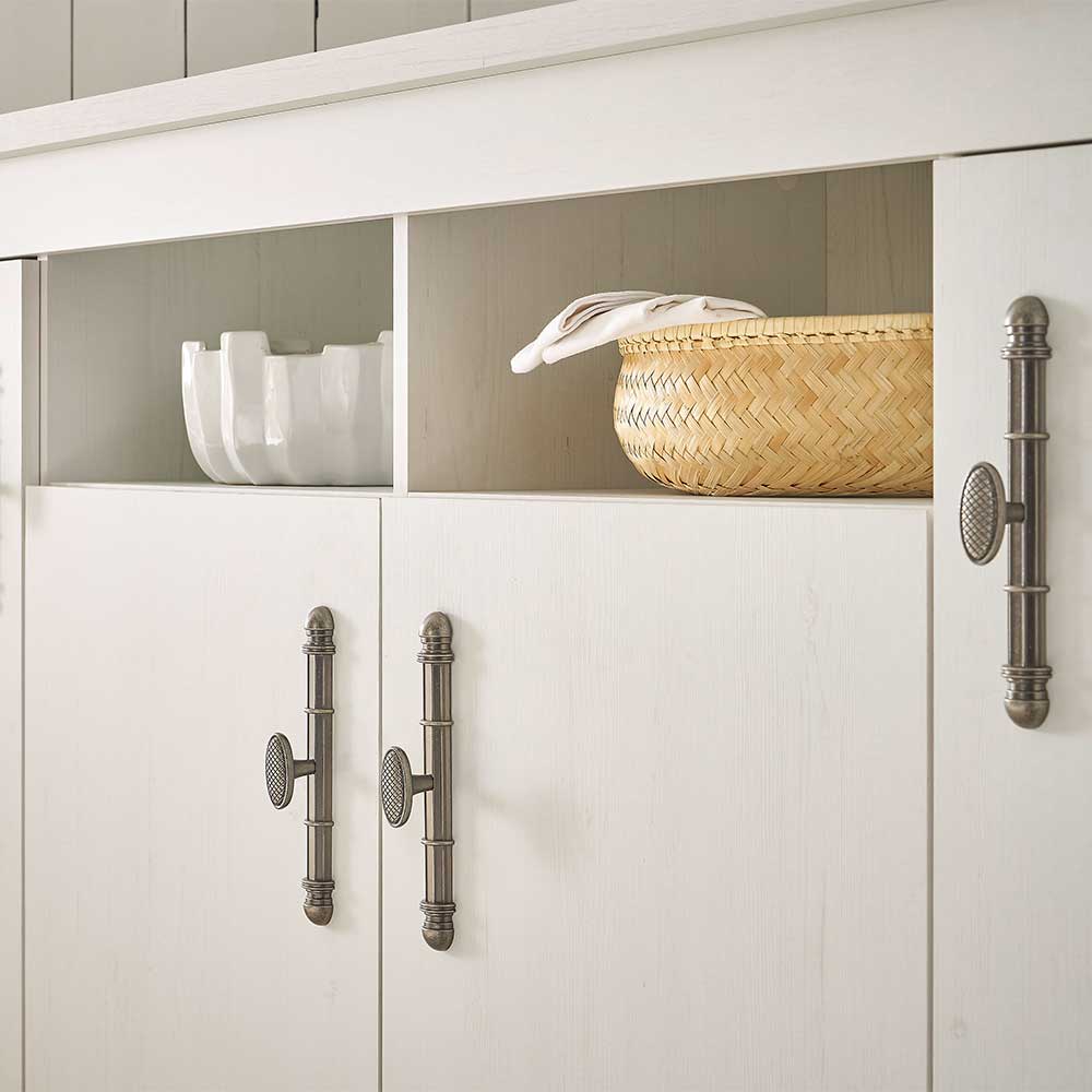 Sideboard in weißer Holzoptik Pinie - Liancos
