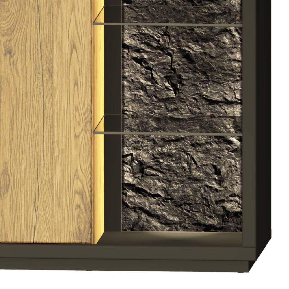 Design-Highboard zweifarbig - Friburgo