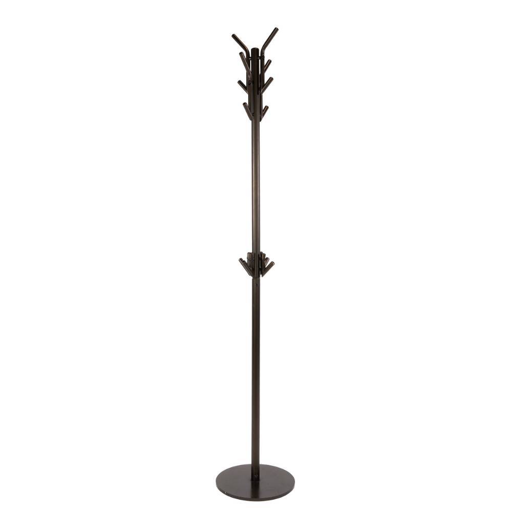 Elegante Standgarderobe in dunklem Bronze mit zahlreichen Haken für Garderobe im Eingangsbereich – Bogor