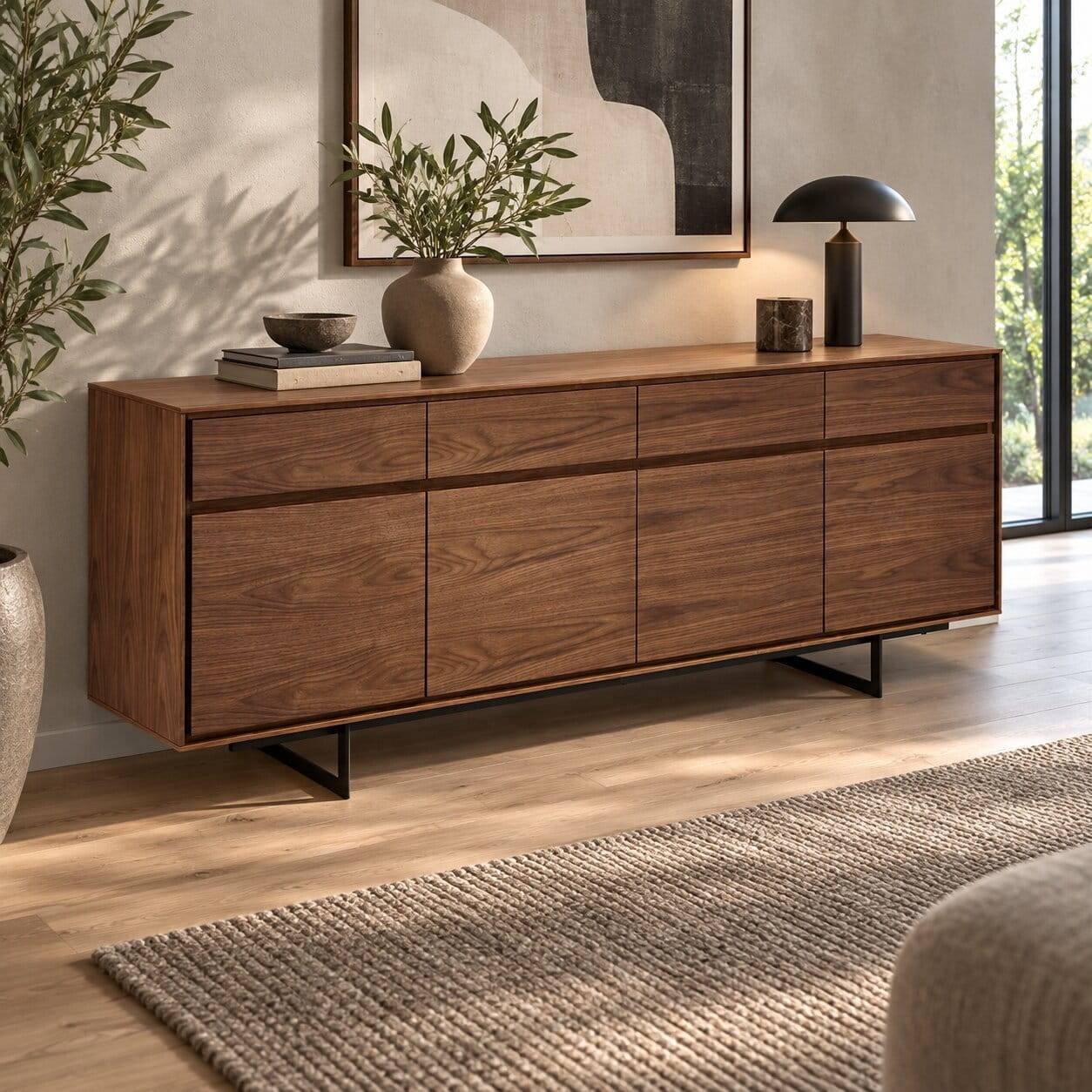 Sideboard in Walnussfarben - Tabanan