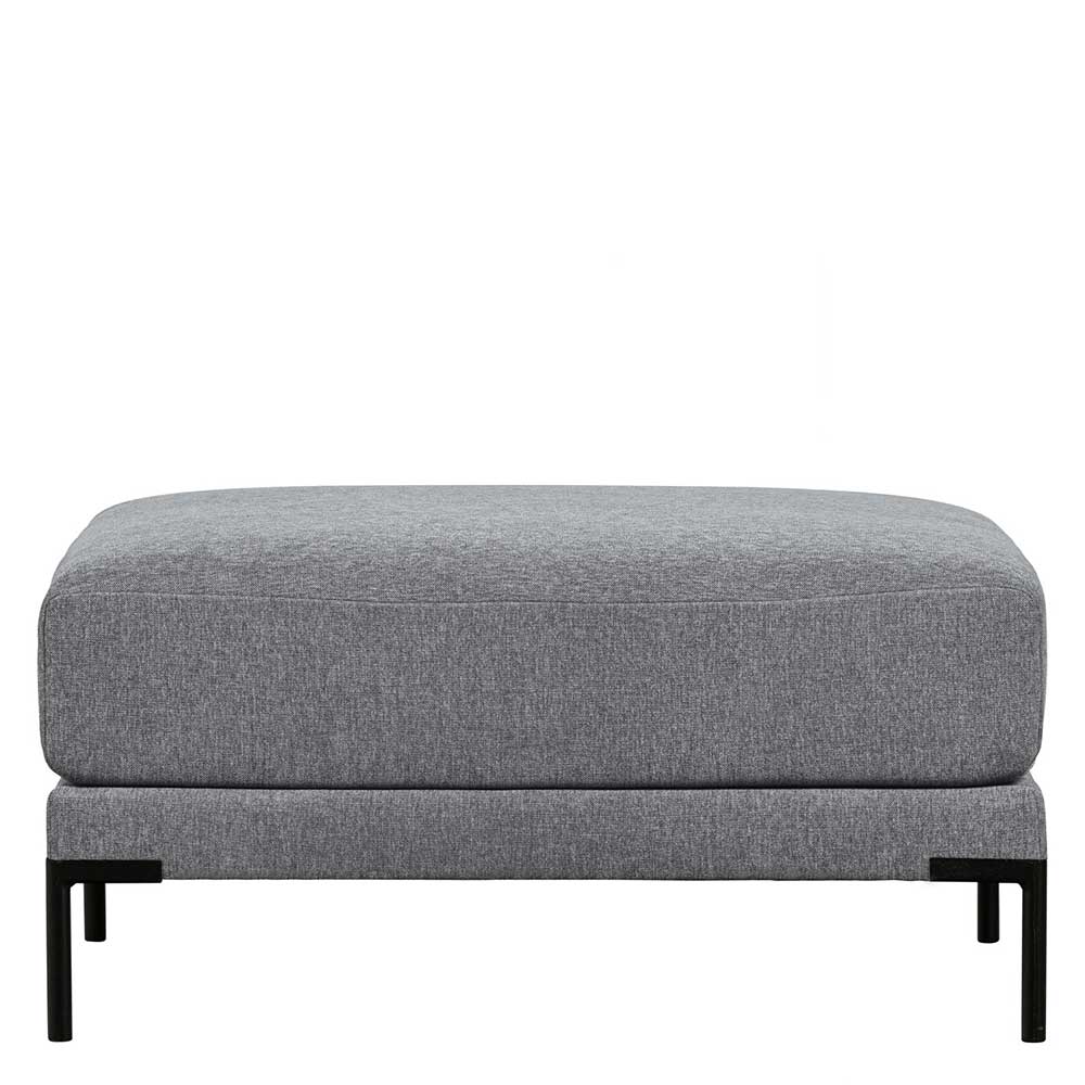 100x50 cm Wohnzimmerhocker in Jeansblau - Imonas