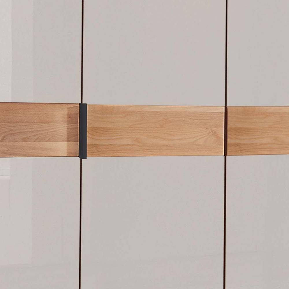 7-türiger Schlafzimmer-Kleiderschrank teilmassiv - Dilacco