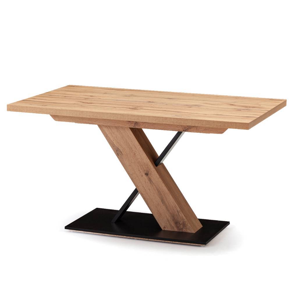 Design-Esstisch mit X-Säulengestell - Oktamian