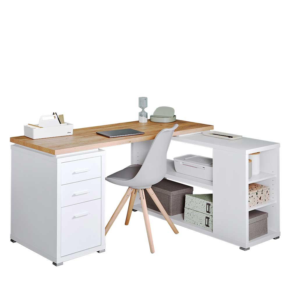 Winkel Schreibtisch im Skandinavischen Stil - Apyva