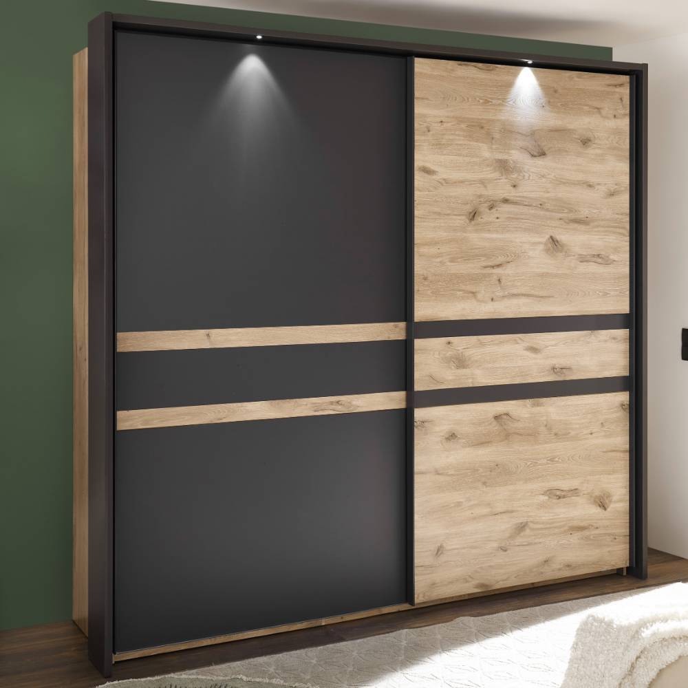 Schiebetüren-Kleiderschrank modern - Jona