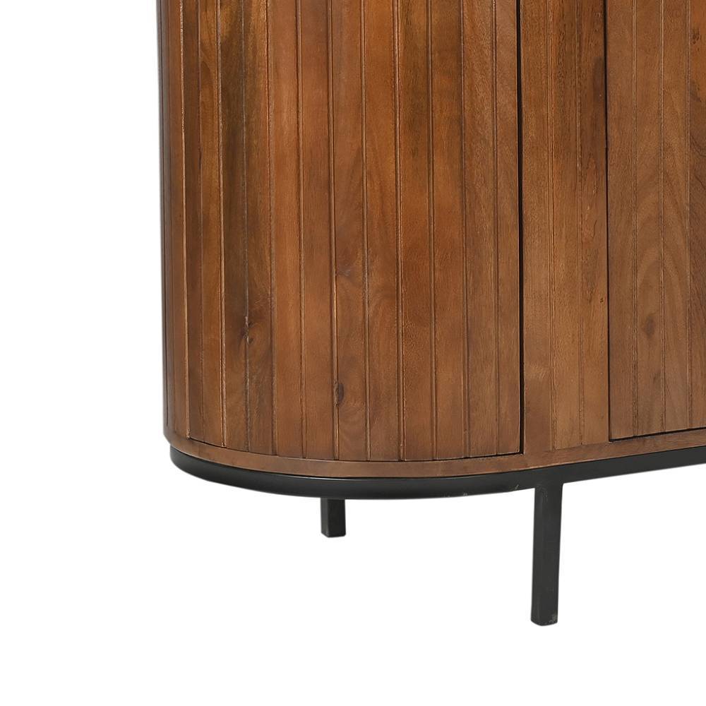 Retro Design Sideboard aus Mangoholz - Galadira