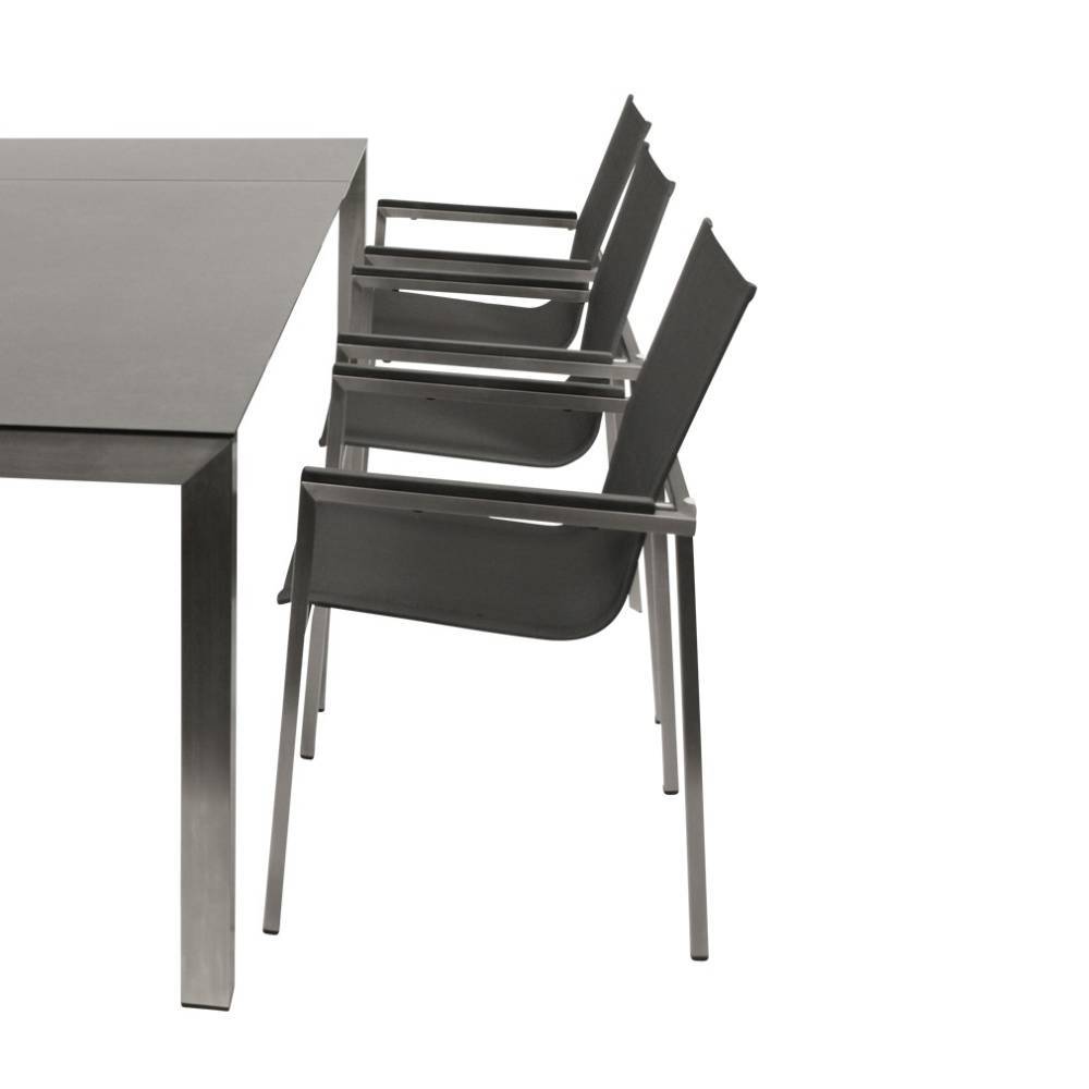 Outdoor Essgruppe mit sechs Sitzplätzen - Greogia (siebenteilig)