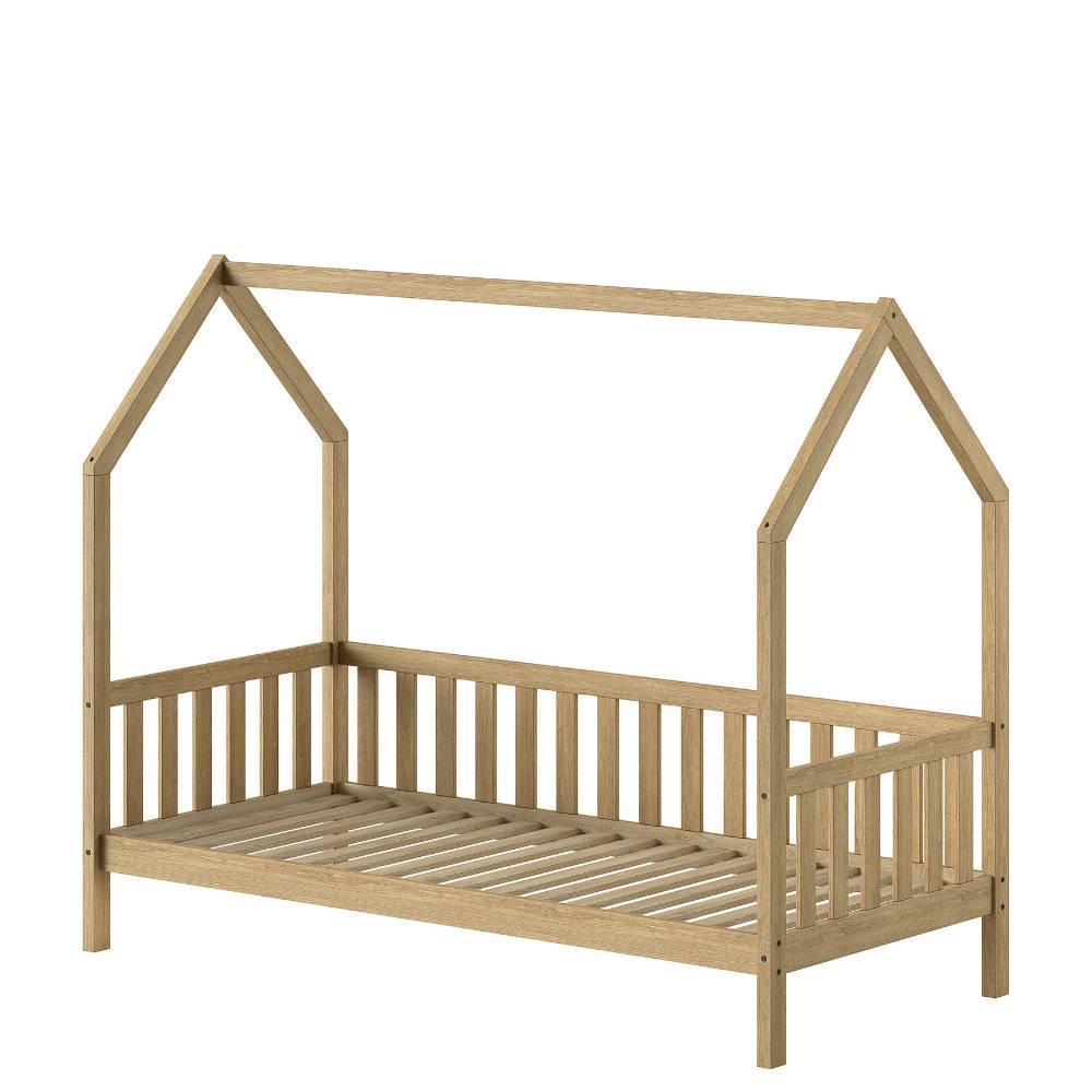 Eichenholz Hausbett in Natur - Ektuala