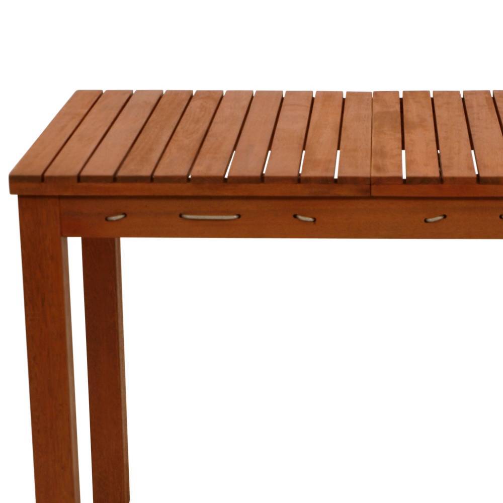 Gartentisch mit Wäscheleinen aus Eukalyptusholz - Zuverno