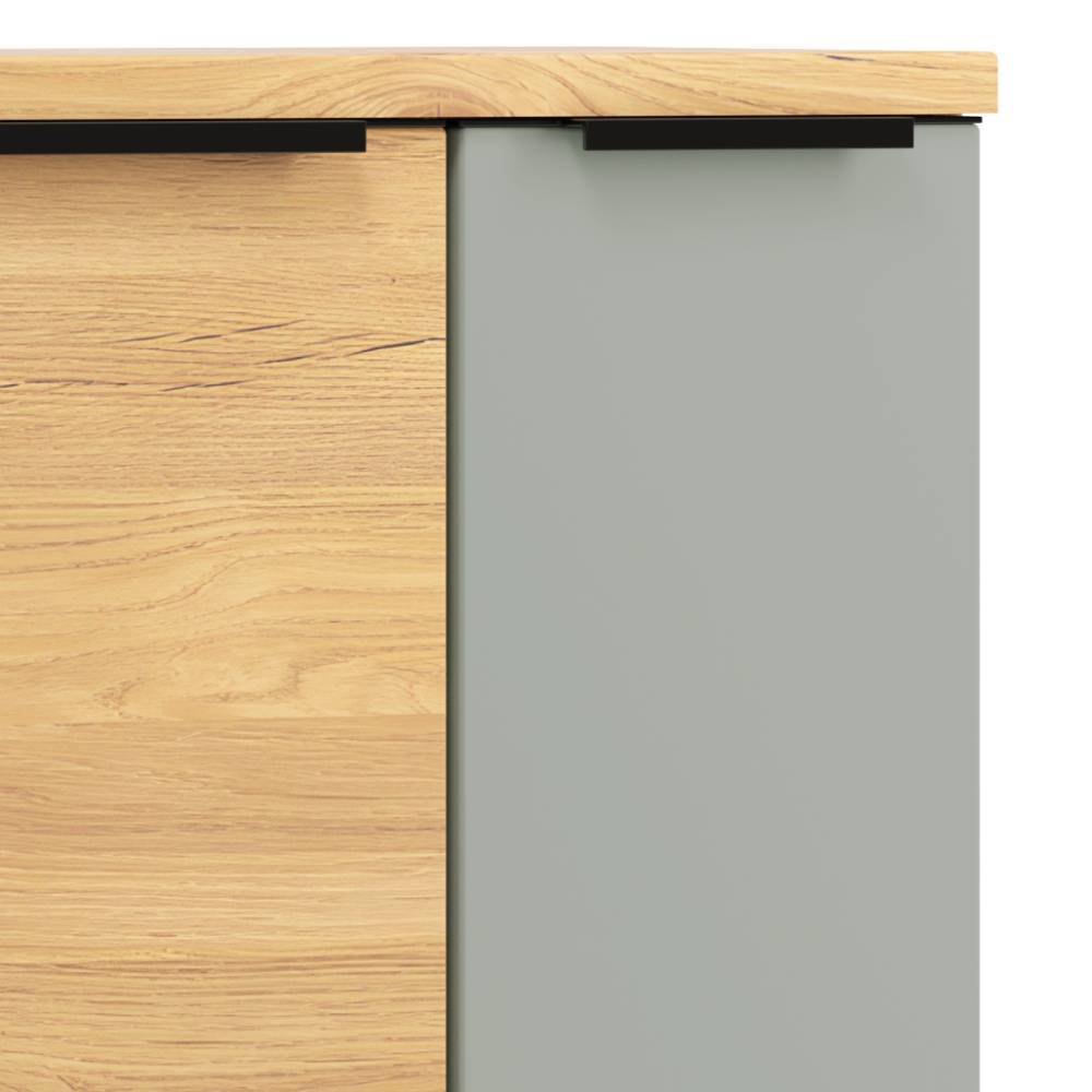 Badezimmer Midischrank in Graugrün - Bibiana