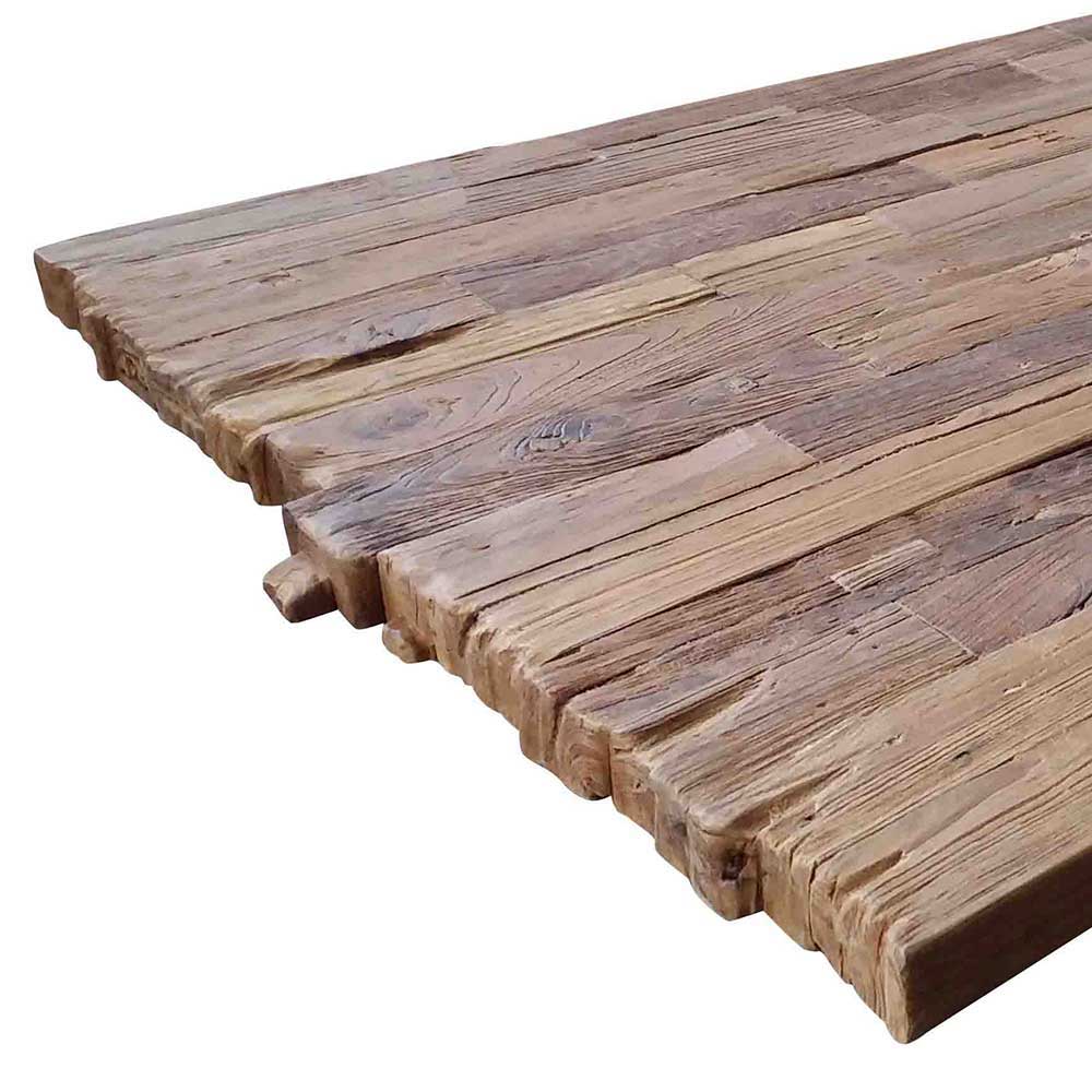 Esstisch aus Recyclingholz Teak rustikal - Citangra