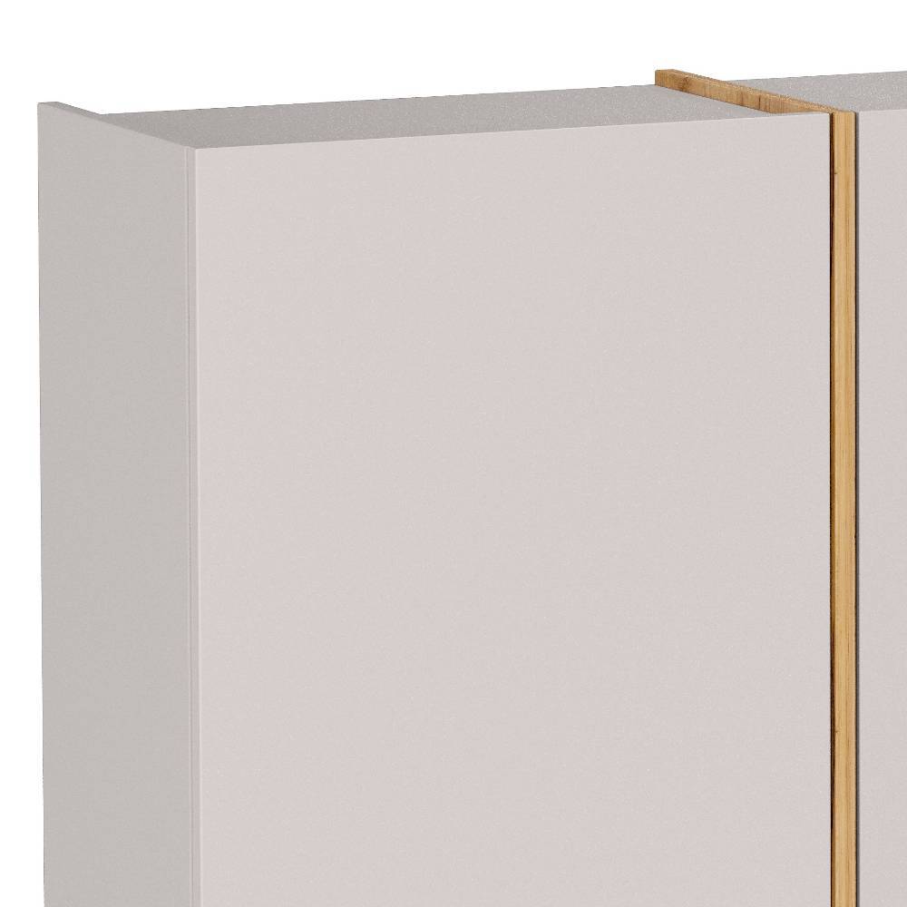 Hängendes Flur-Sideboard in Hellgrau - Unika