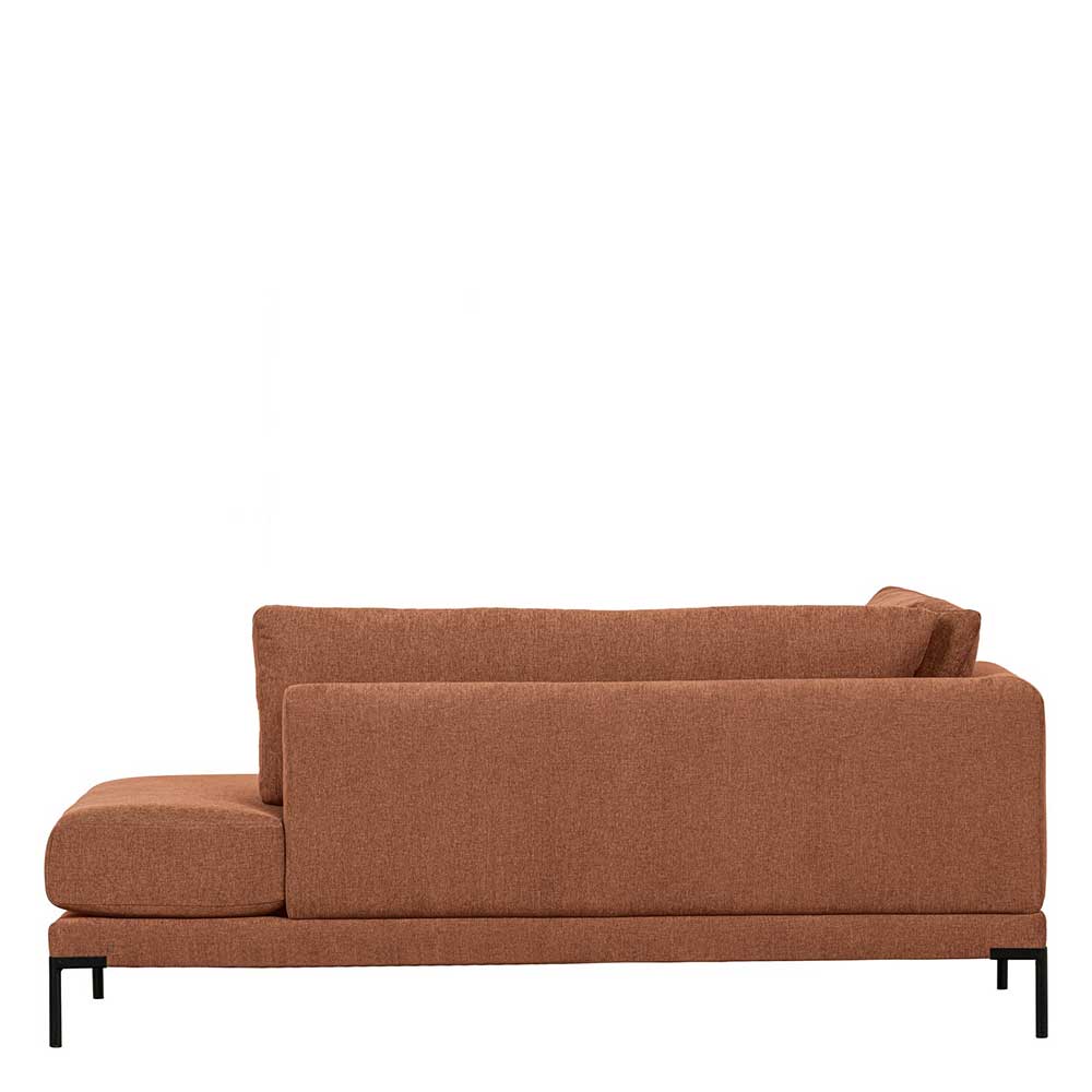 Modulsofa Recamiere in Rost Braun - Brixx