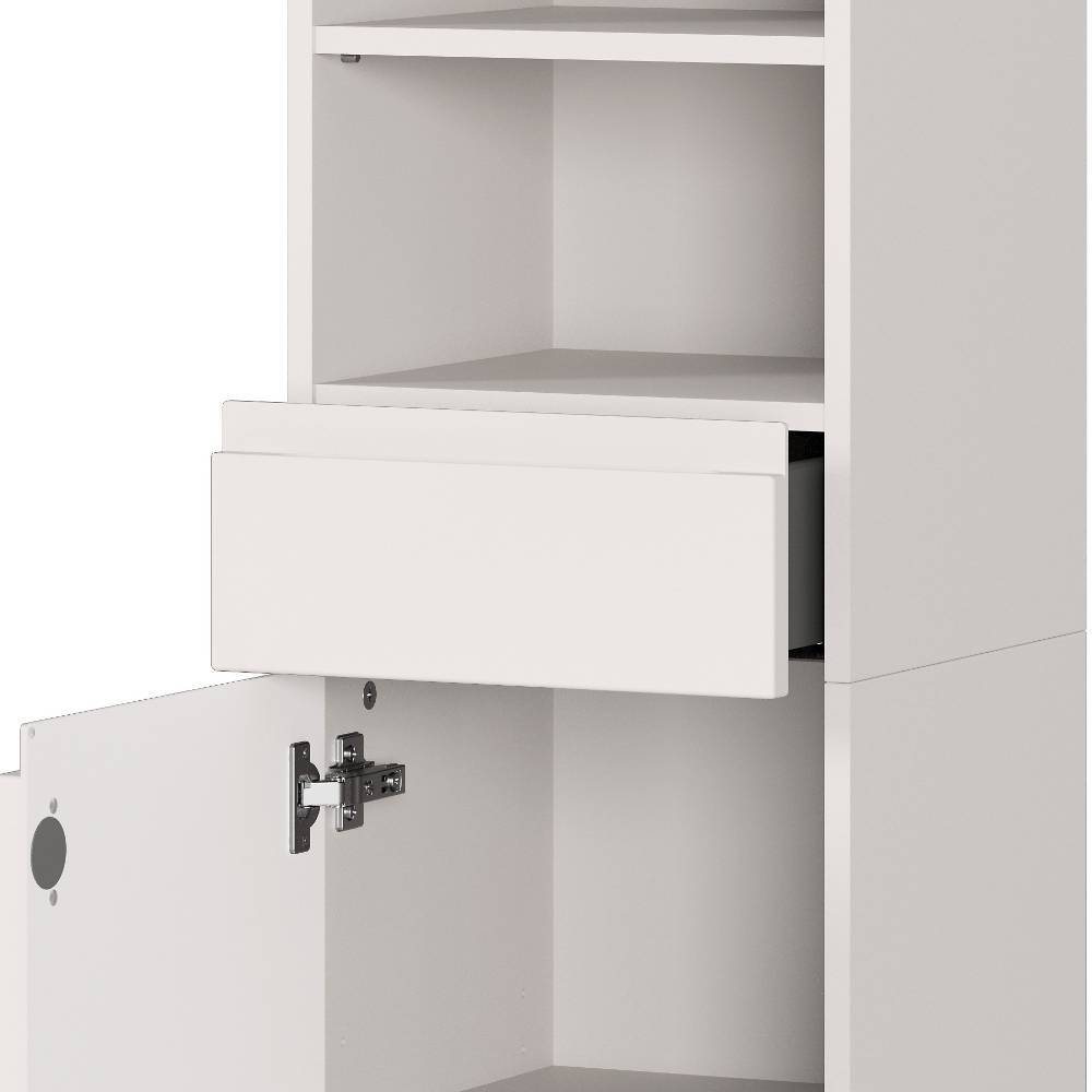Bad Hochschrank in Hellgrau - Dadra