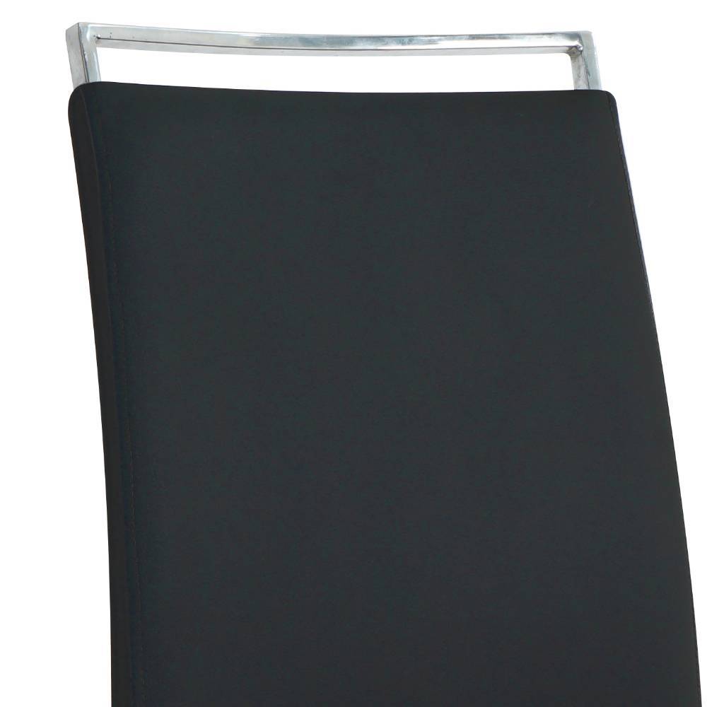 Freischwingerstuhl in Schwarz - Zistrya (2er Set)