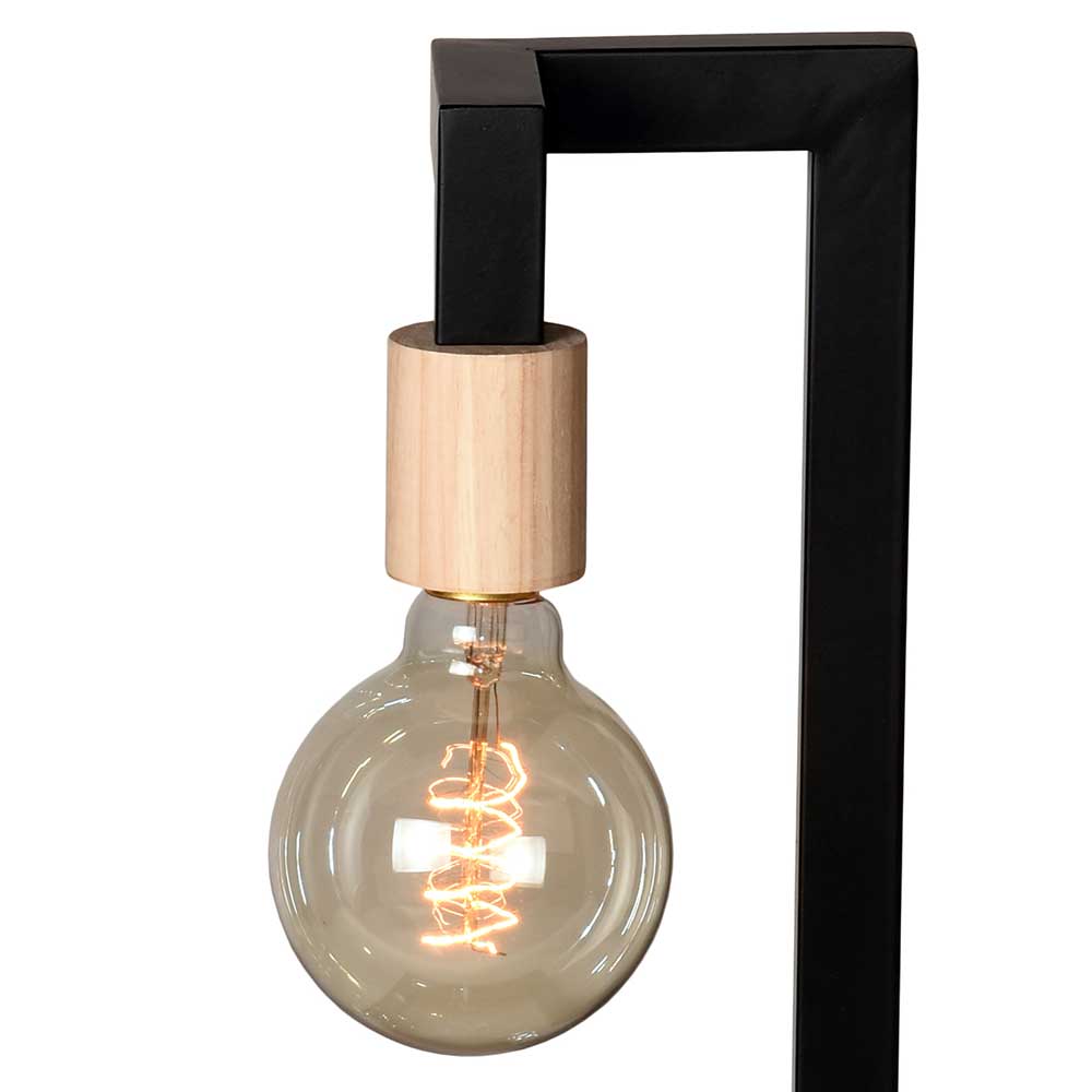 Schwarze Design Tischlampe minimalistisch - Danah