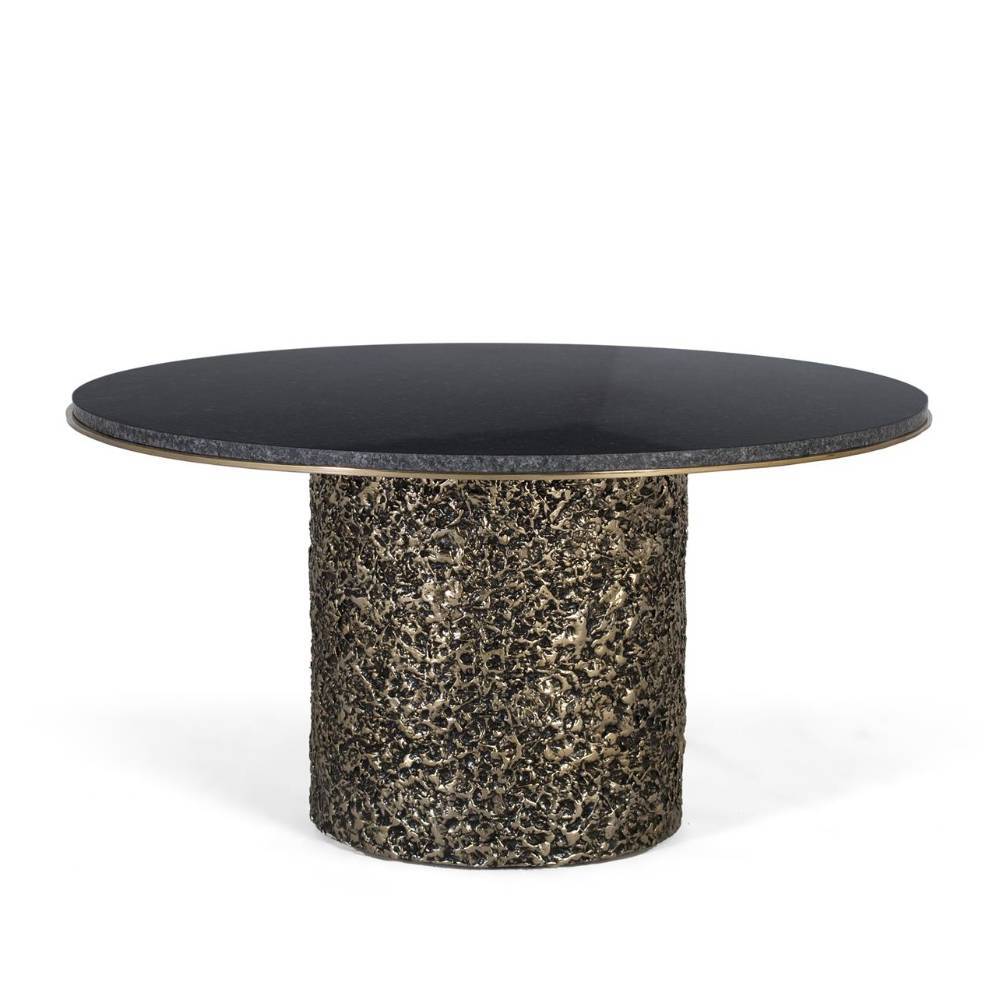 Runder Design-Couchtisch aus Marmor - Audra