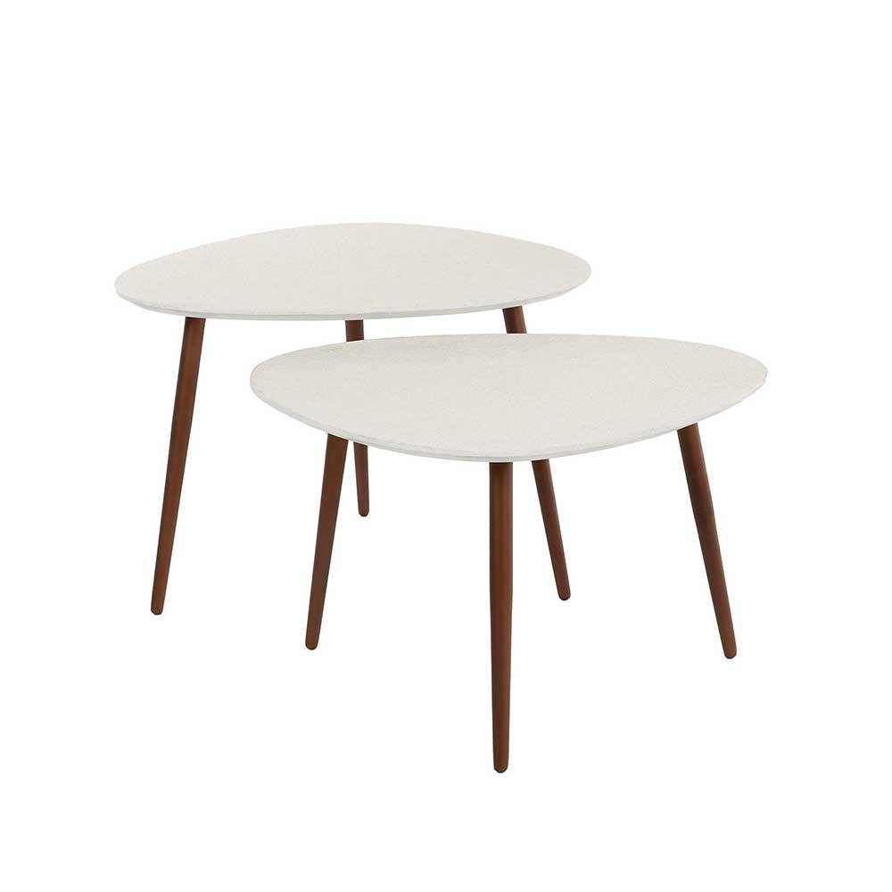 Wohnzimmer Tisch Duo in Wankelform - Percos (zweiteilig)
