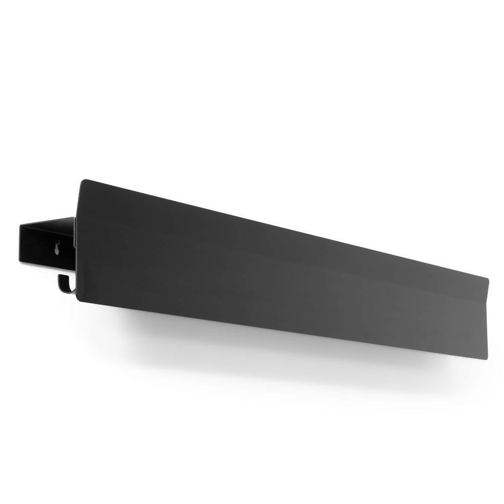 Stahl-Wandgarderobe in Schwarz - Judy