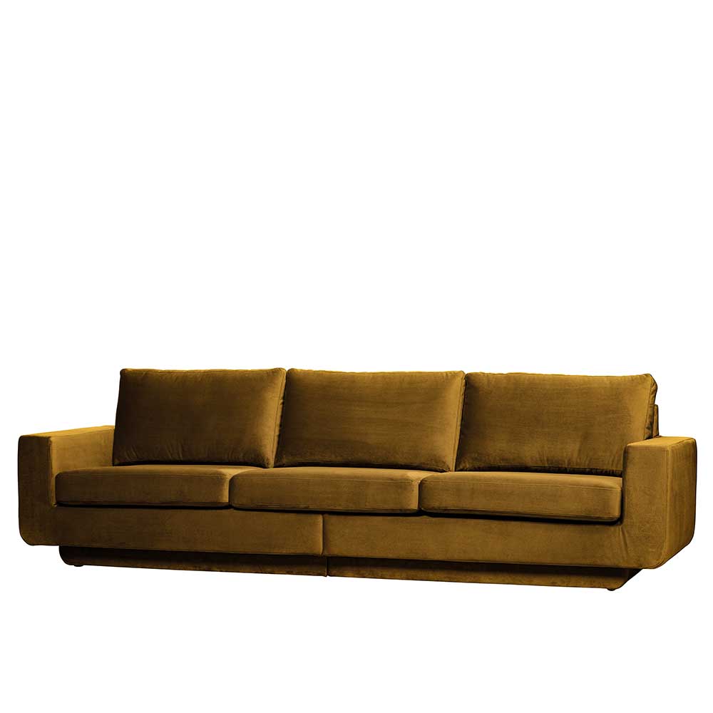 Dreisitzer Couch in Honig Gelb - Verdanias