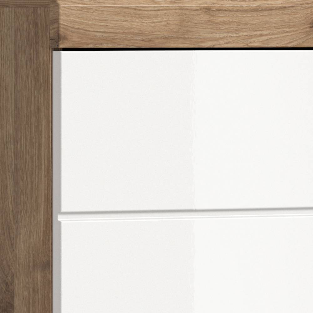 Badezimmer Hochschrank in Weiß - Exmonda