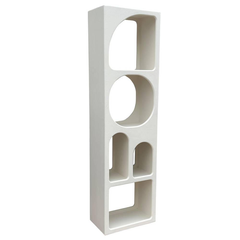 Skandi Designregal in Naturweiß - Usilvea