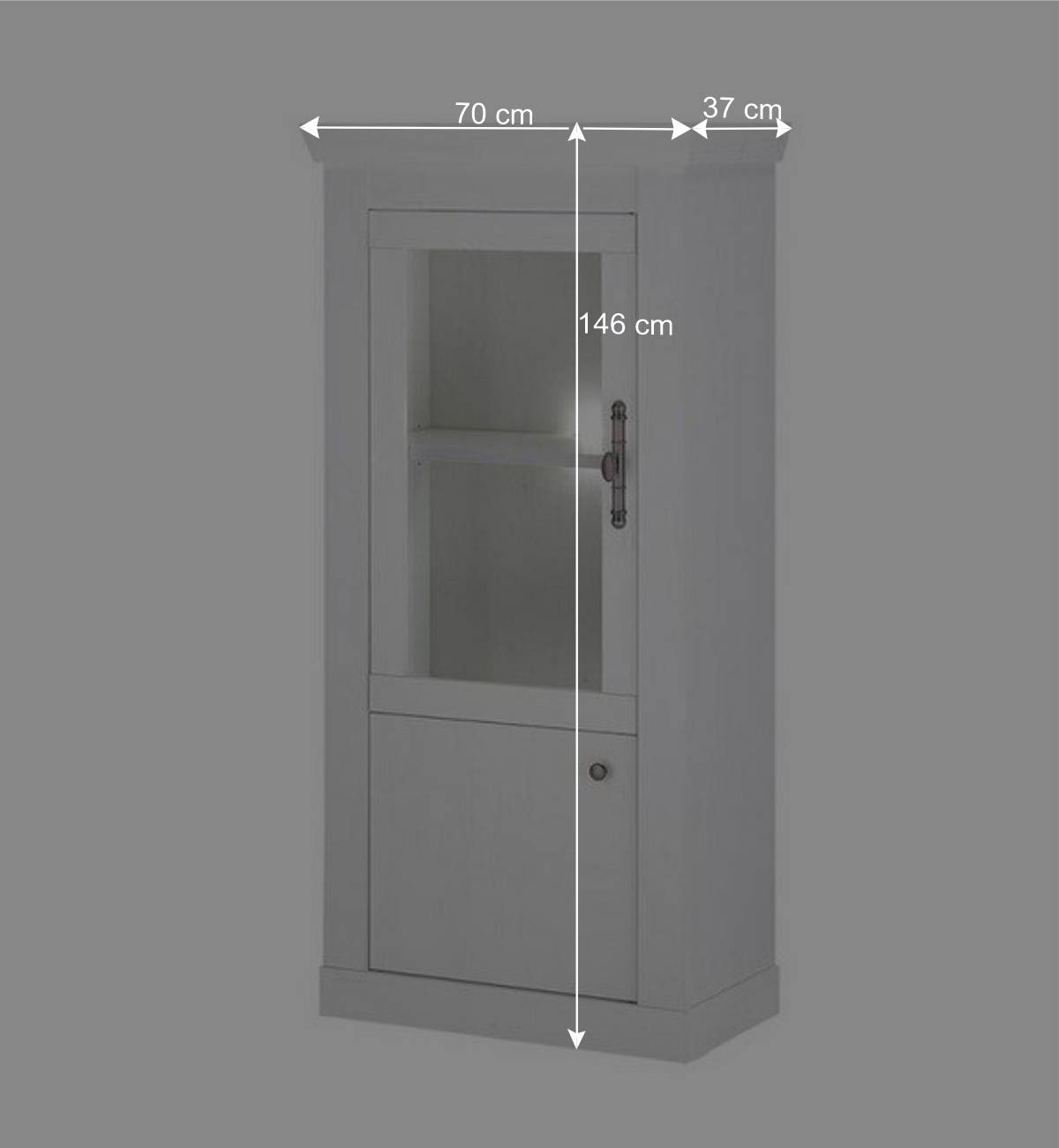 TV Wohnwandkombination 295 cm breit - Liancos (vierteilig)