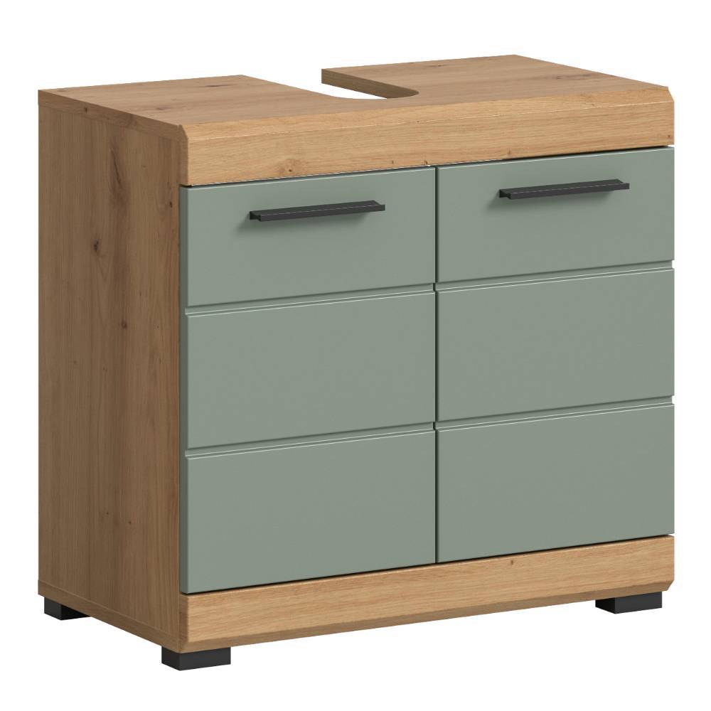 Unterbeckenschrank und Spiegel Set - Tamdato (zweiteilig)