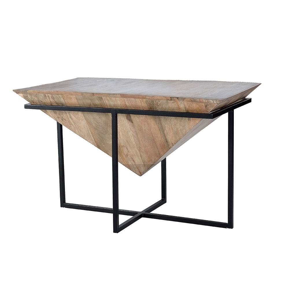 Design-Couchtisch aus Mangobaum Massivholz - Rovakis