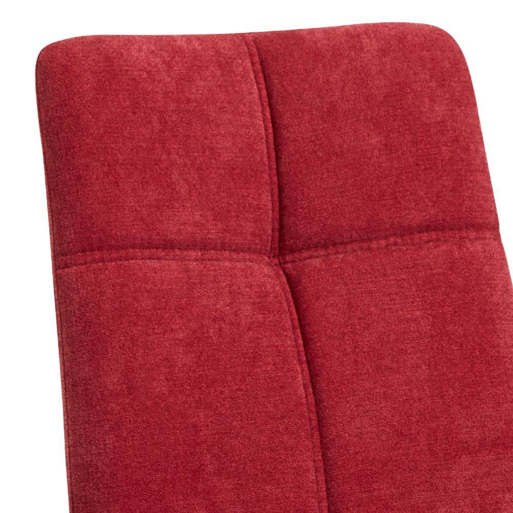 Polsterstühle in Rot und Schwarz - Darius (2er Set)