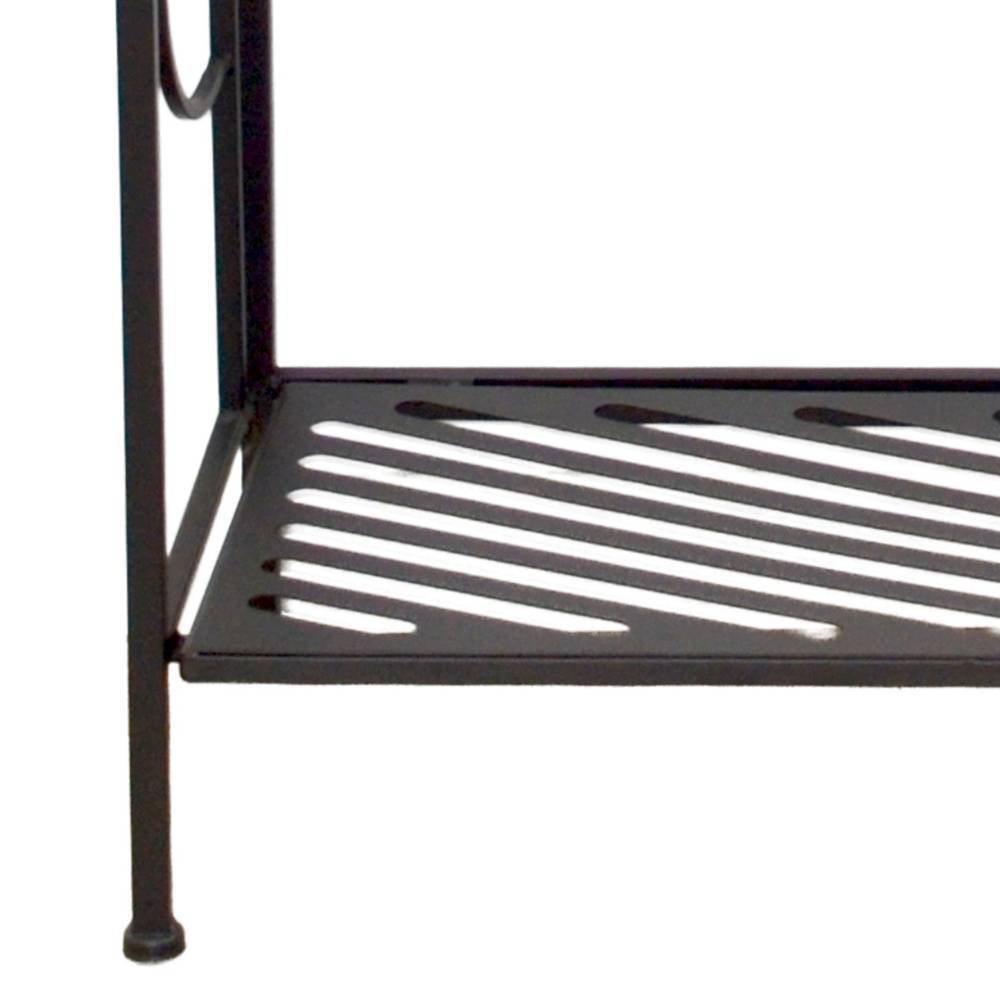 Design-Metallregal in Schwarz - Evensa