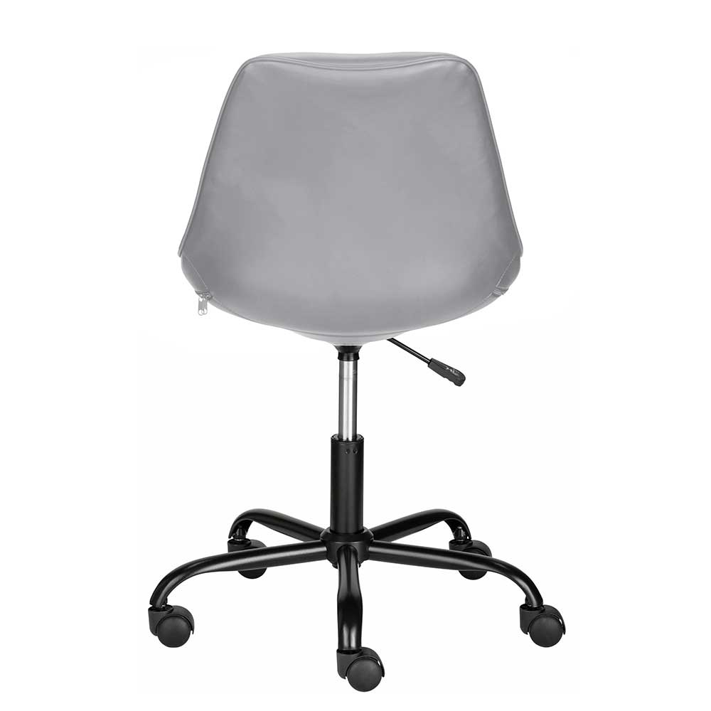Bürostuhl mit Schalensitz in Grau Kunstleder - Formation