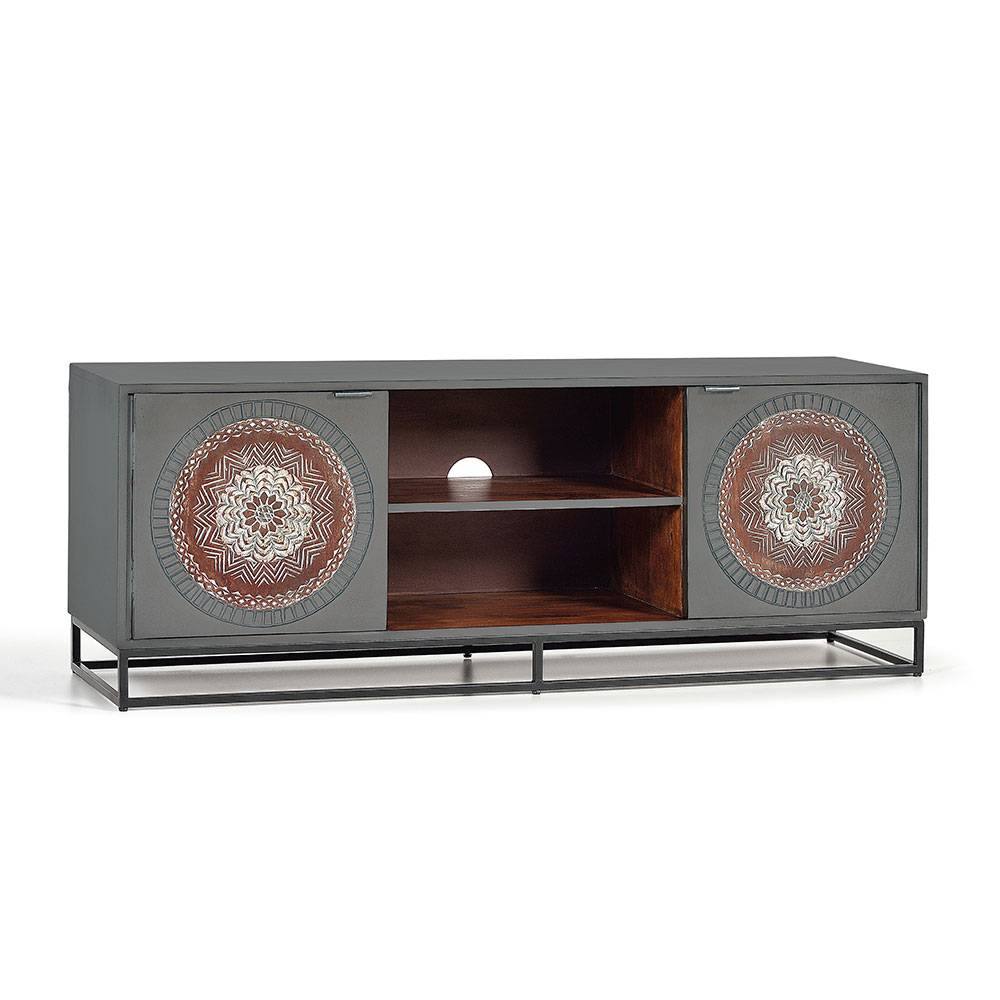 TV Lowboard - dekorativ mit Mandalas - Mesusco
