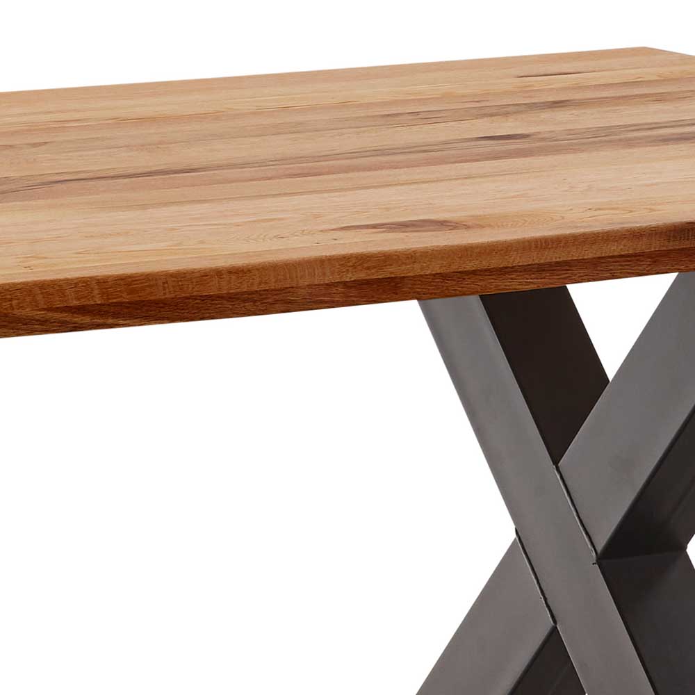 Zerreiche Tisch mit natürlicher Baumkante - Remote