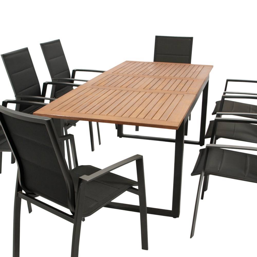 Garten-Essgruppe für acht Personen - Proof (neunteilig)