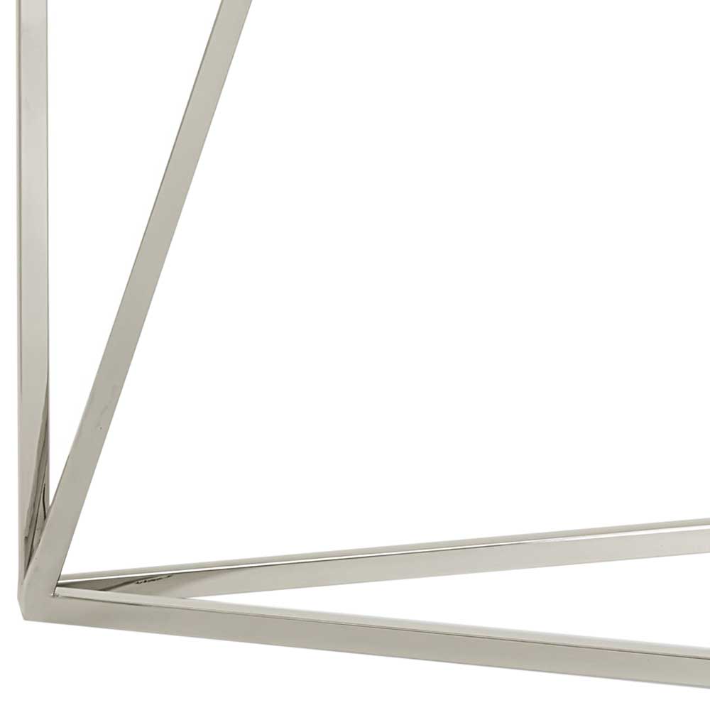 Design-Konsolentisch mit Rauchglas Platte - sechseckig - Tauranga
